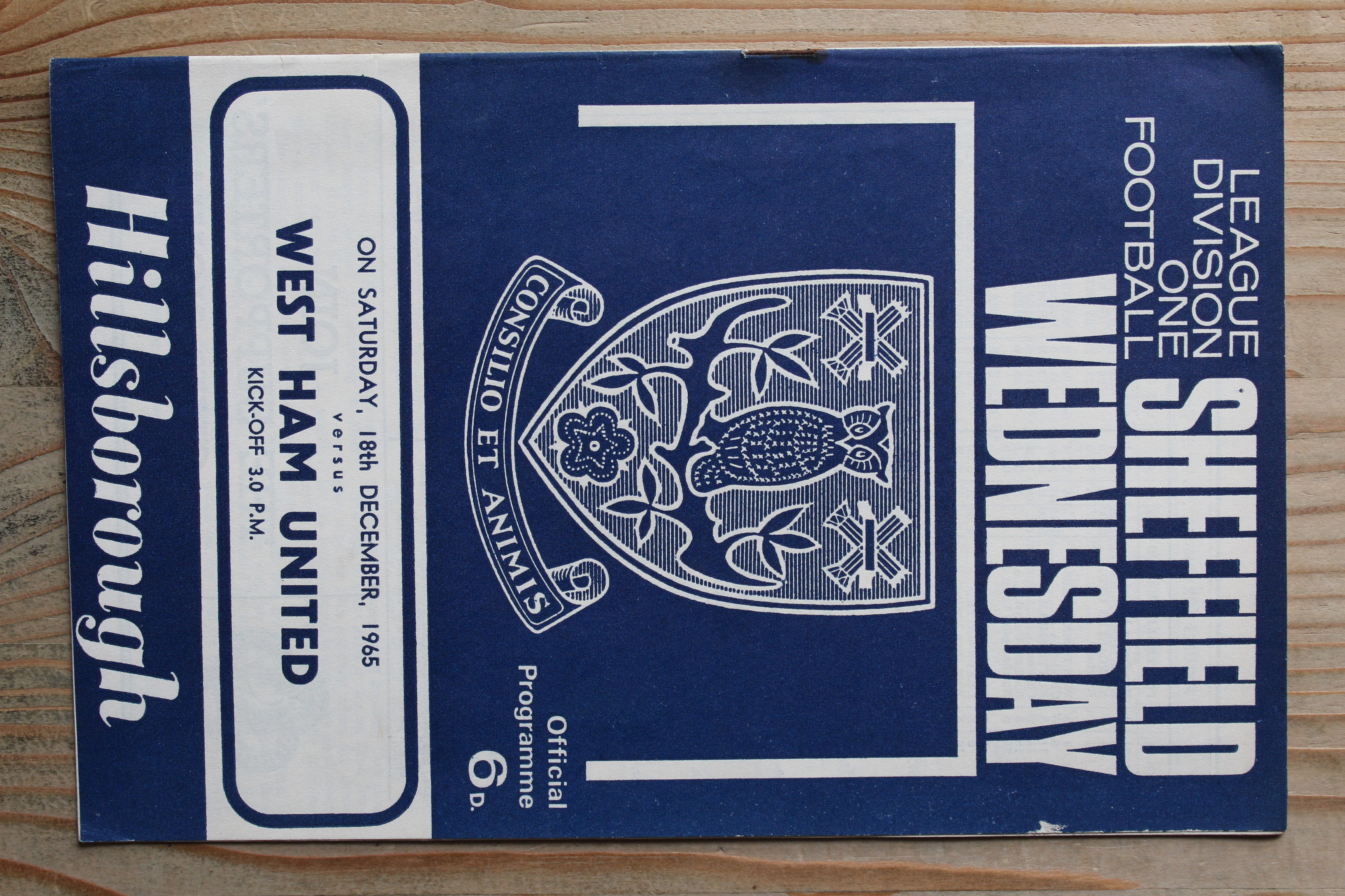 Sheffield Wednesday FC  v West Ham United FC