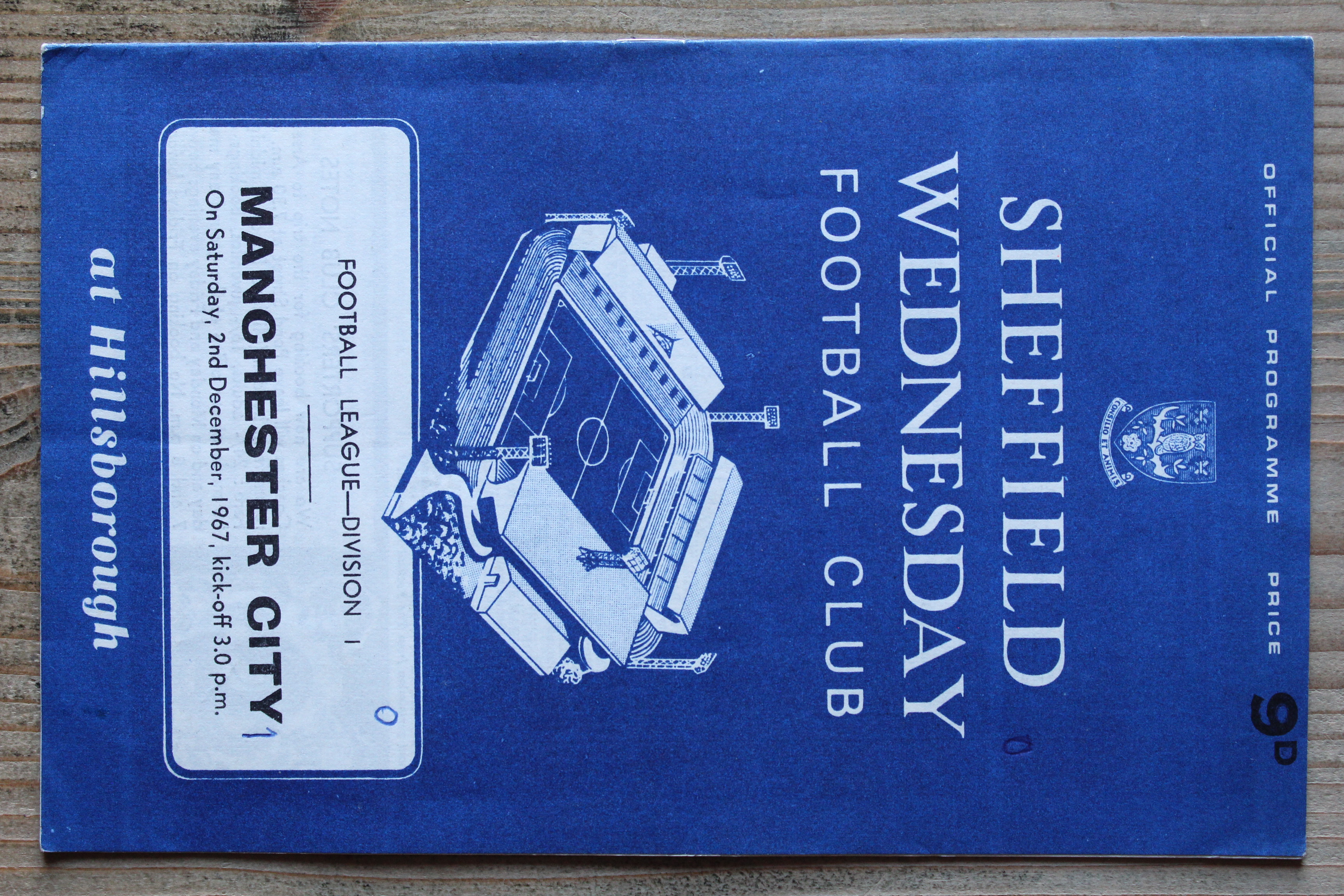 Sheffield Wednesday FC  v Manchester City FC