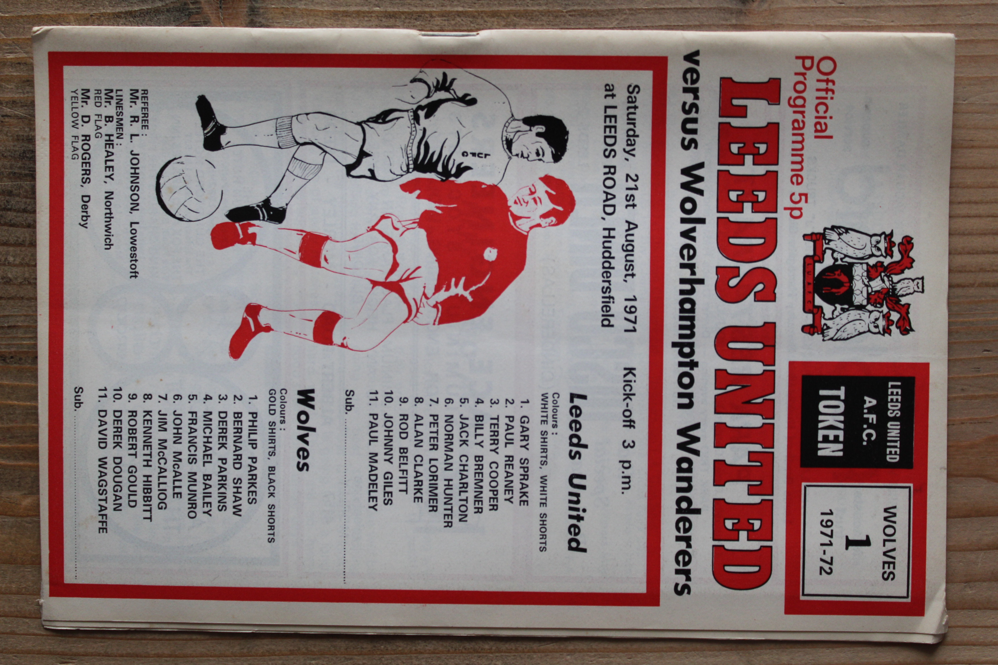 Leeds United FC v Wolverhampton Wanderers FC
