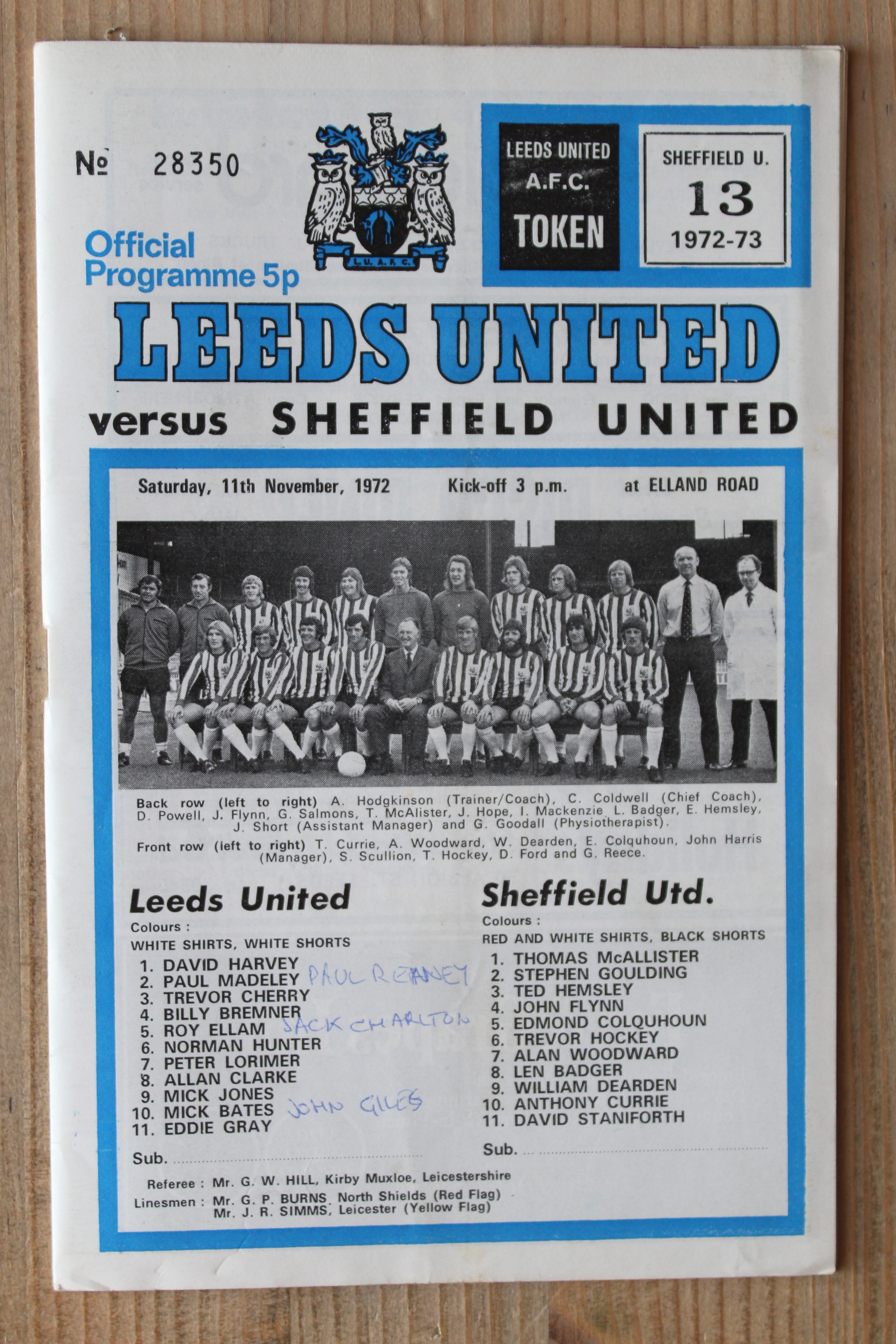 Leeds United FC v Sheffield United FC