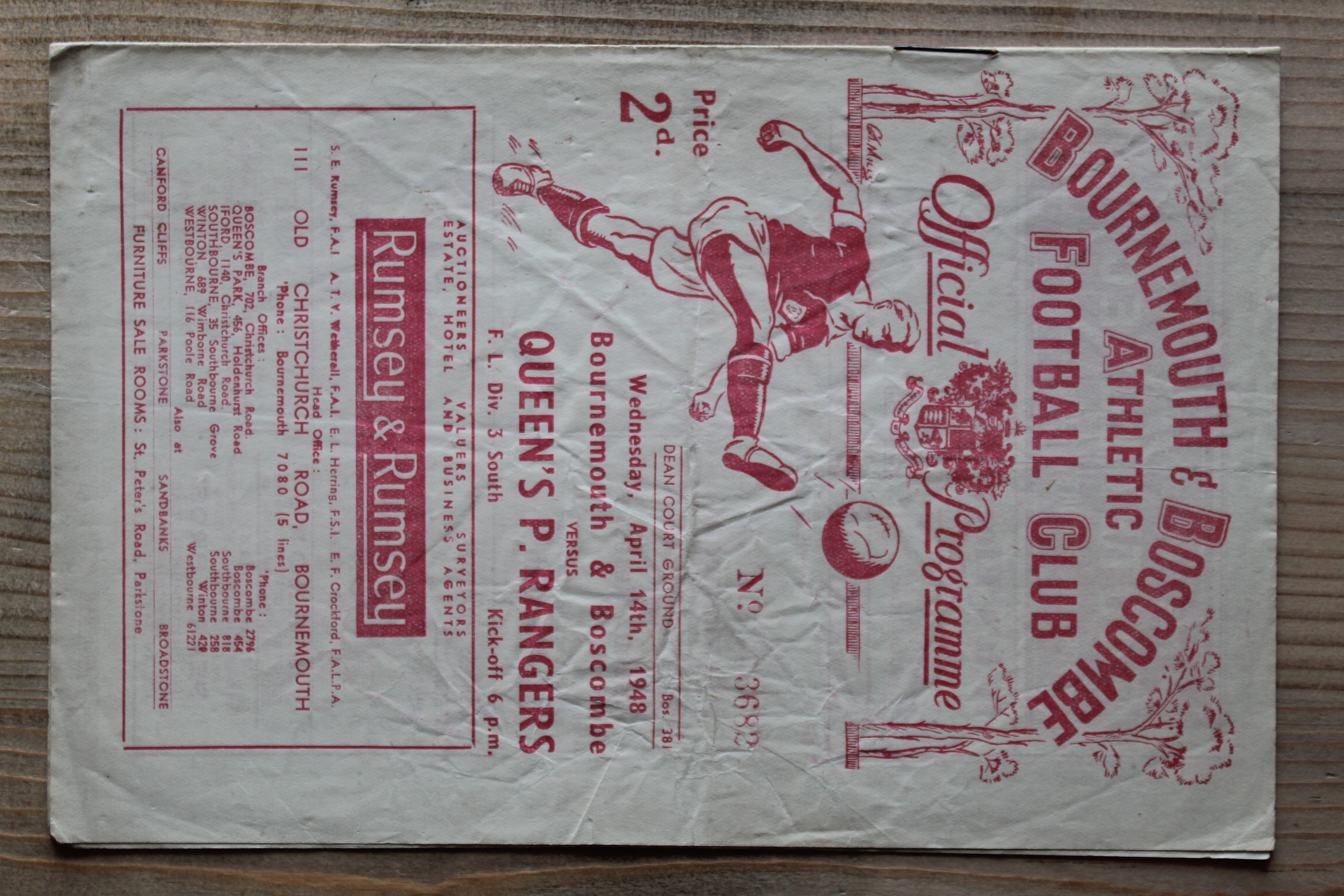 Bournemouth & Boscombe v Queens Park Rangers FC