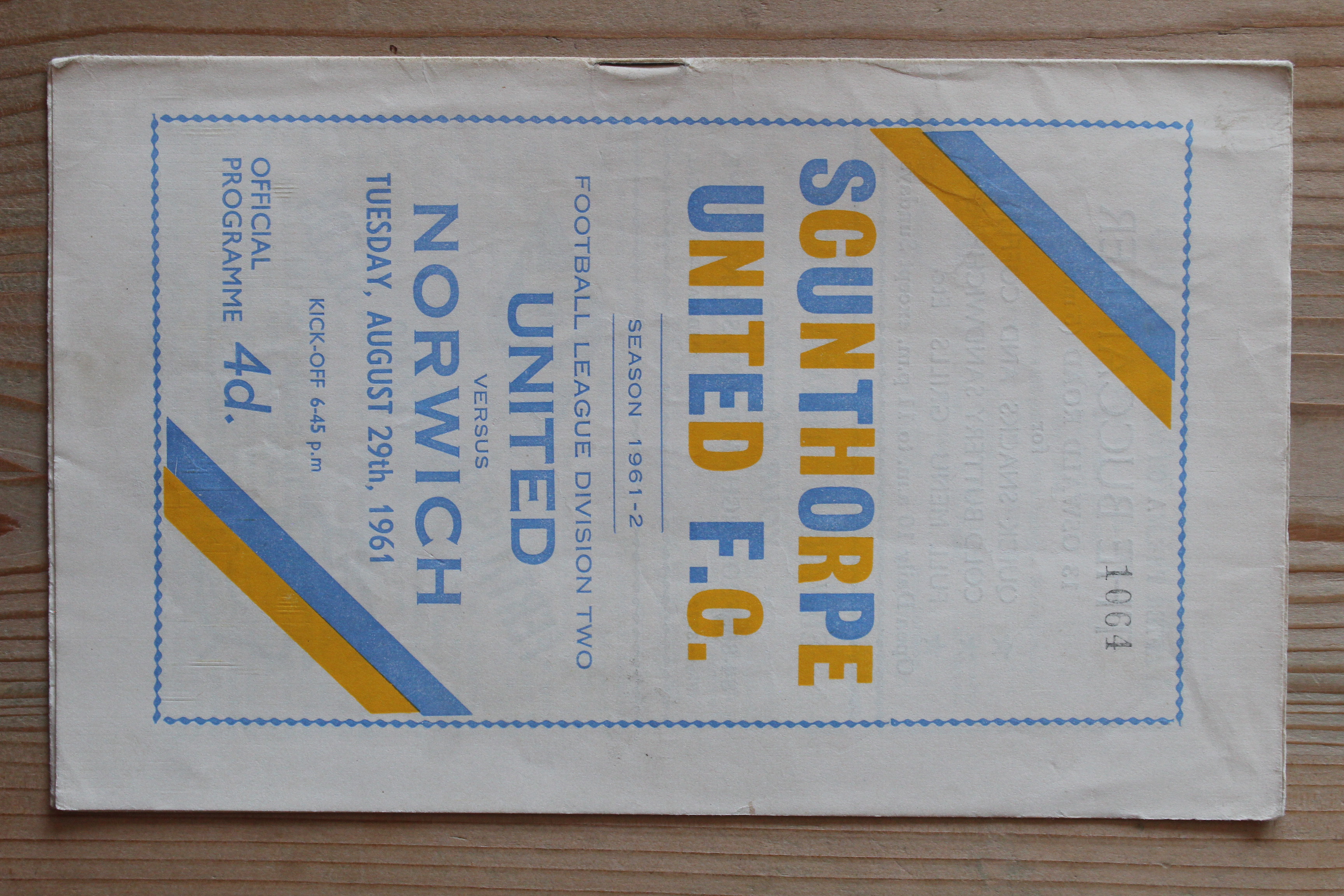 Scunthorpe United FC v Norwich City FC