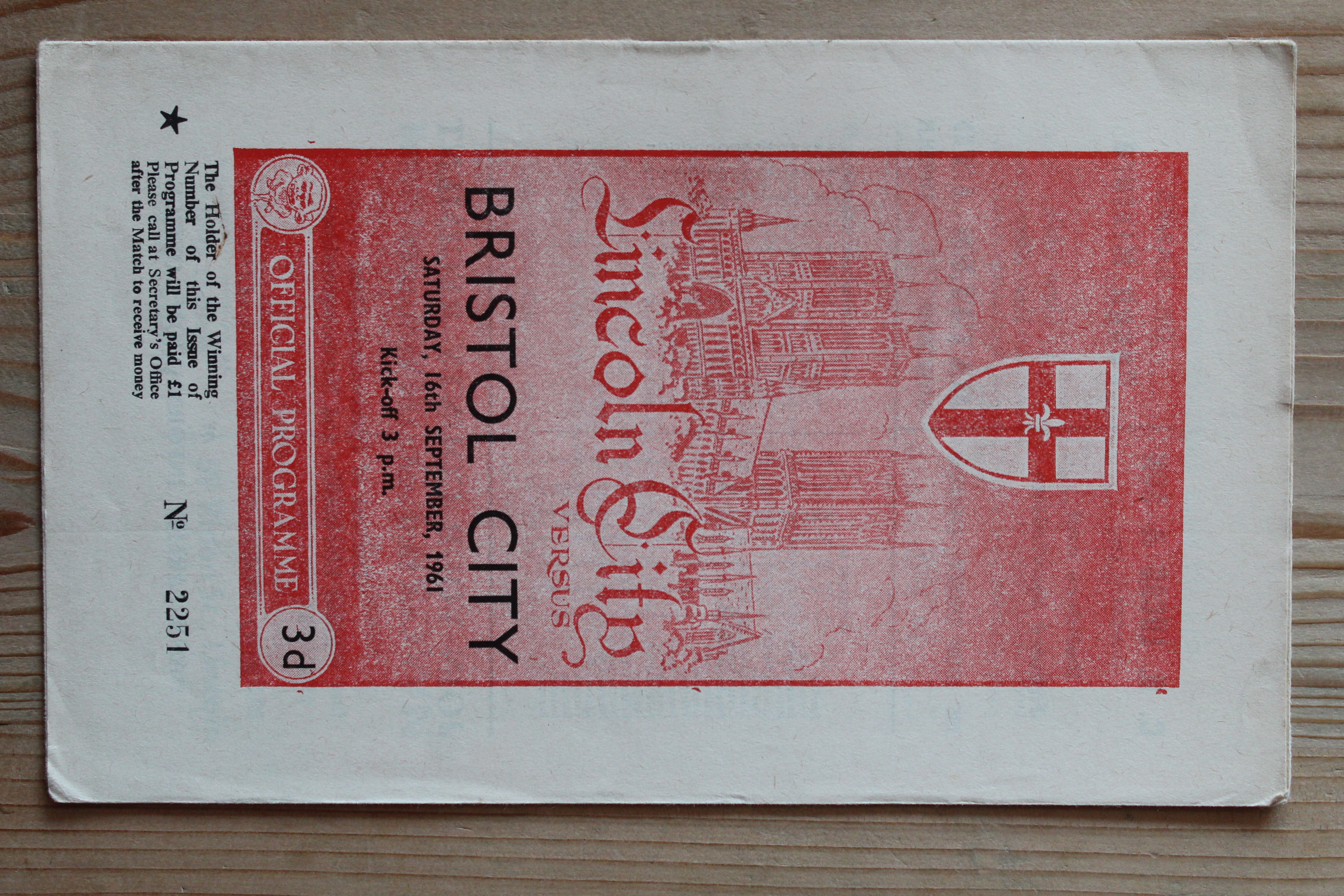 Lincoln City FC v Bristol City FC