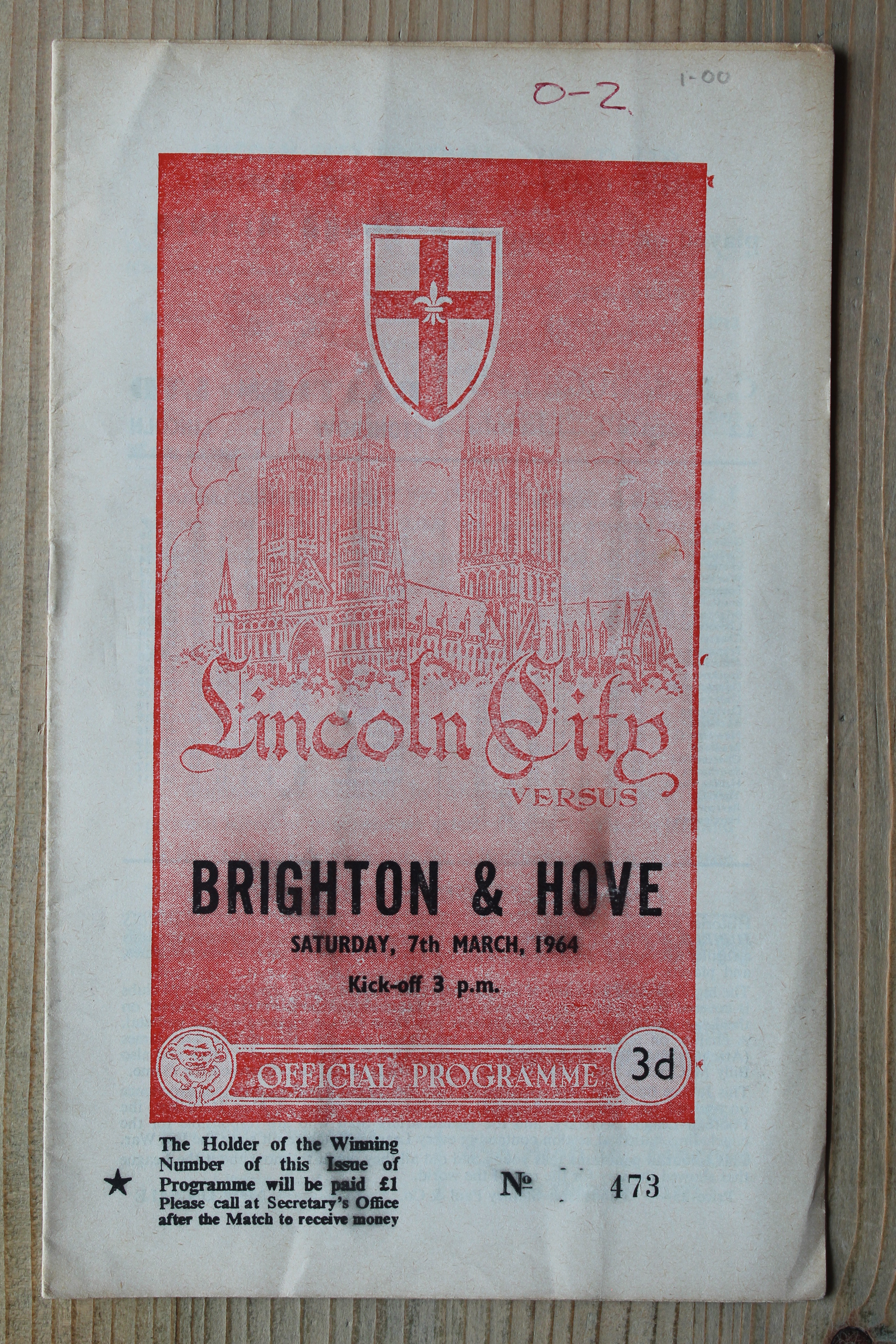 Lincoln City FC v Brighton & Hove Albion FC