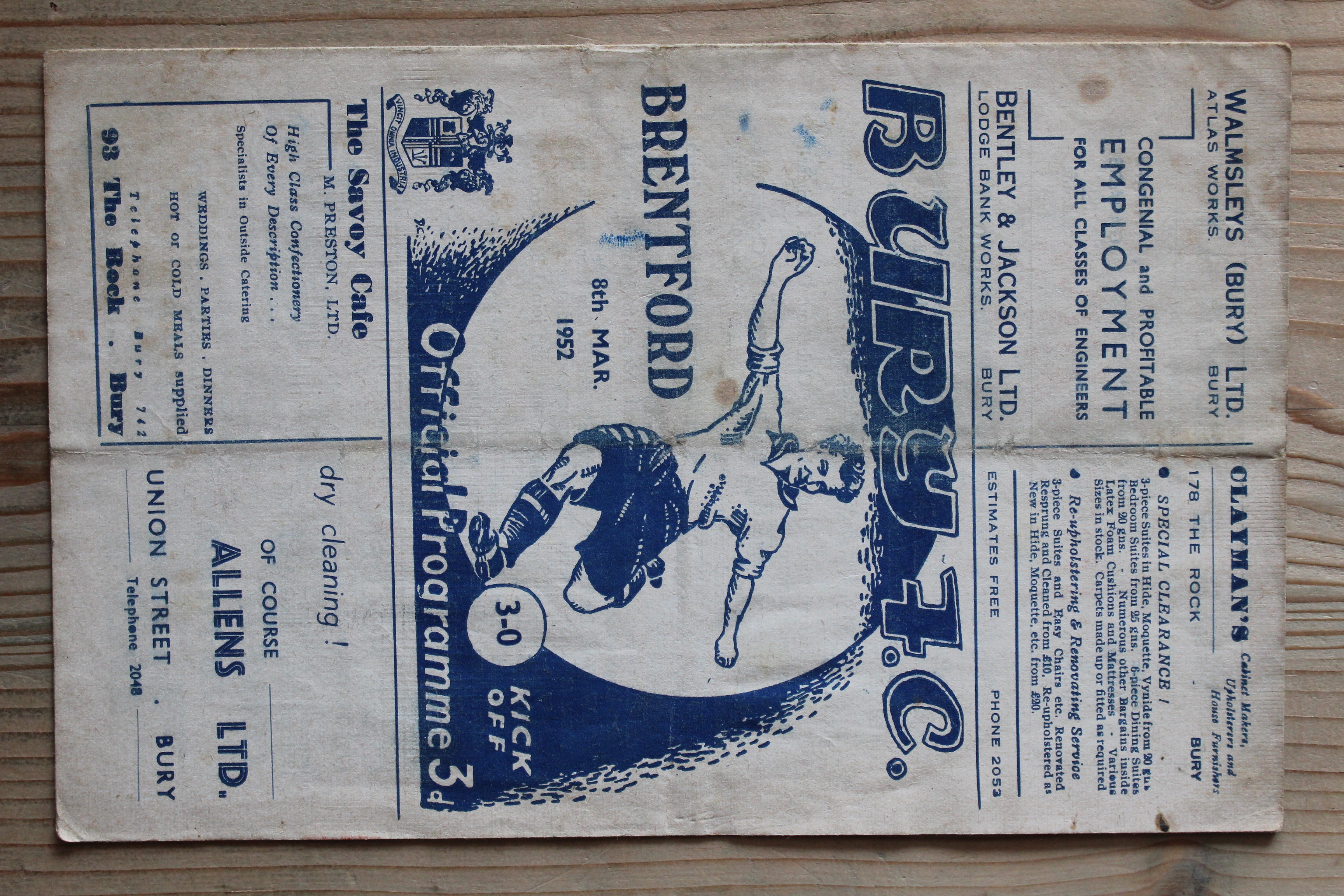 Bury FC v Brentford FC