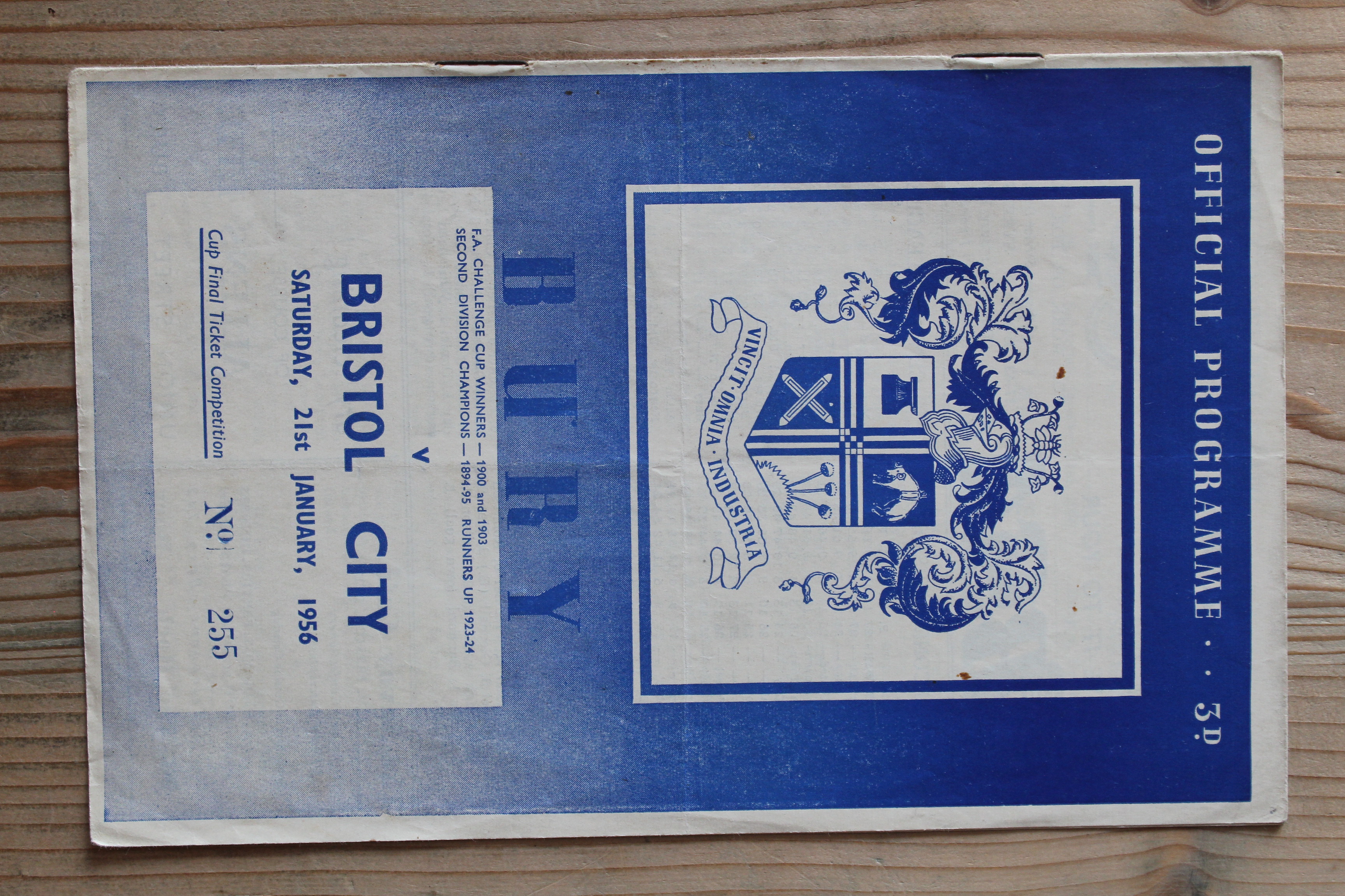 Bury FC v Bristol City FC