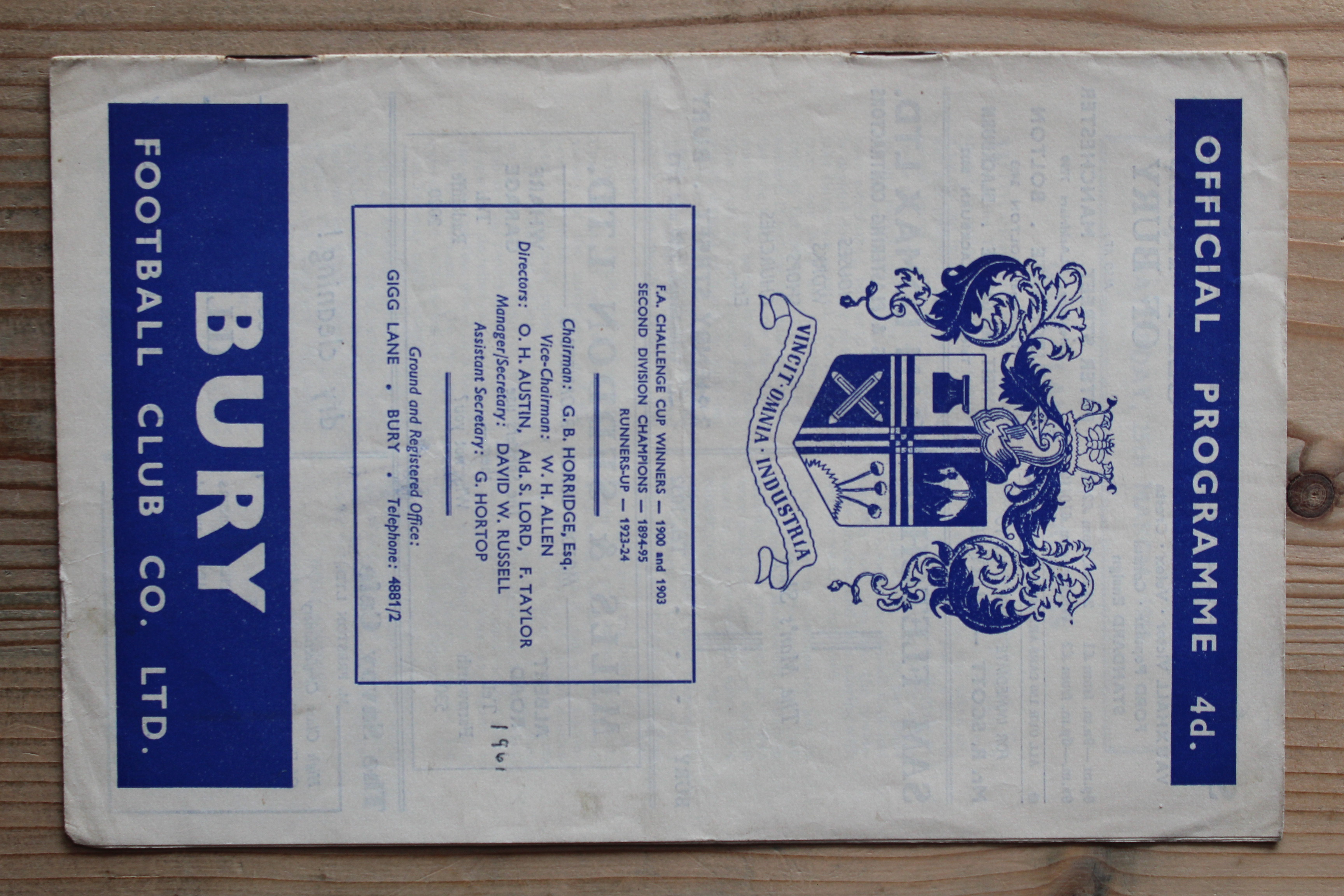 Bury FC v Queens Park Rangers FC