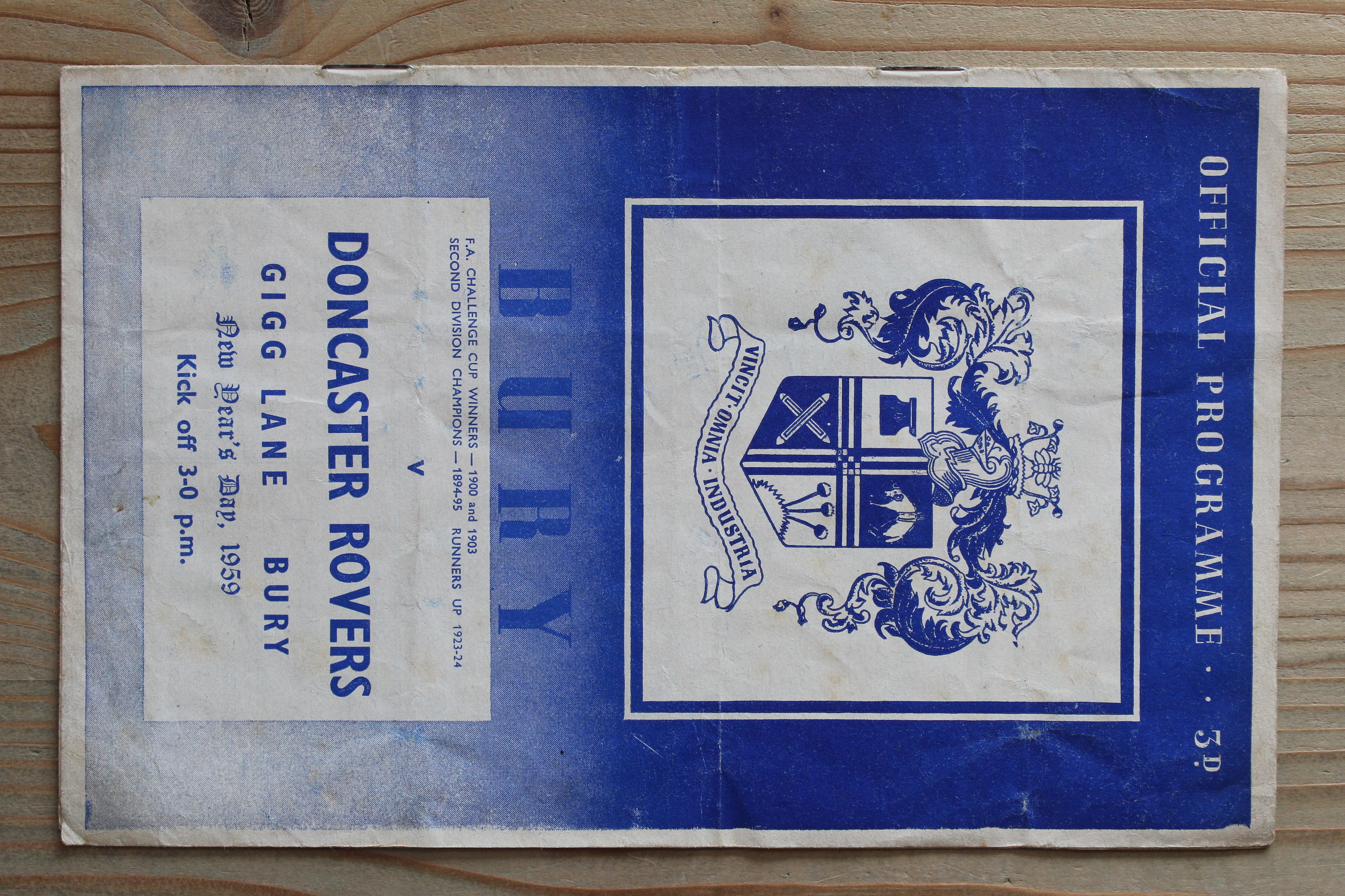 Bury FC v Doncaster Rovers FC