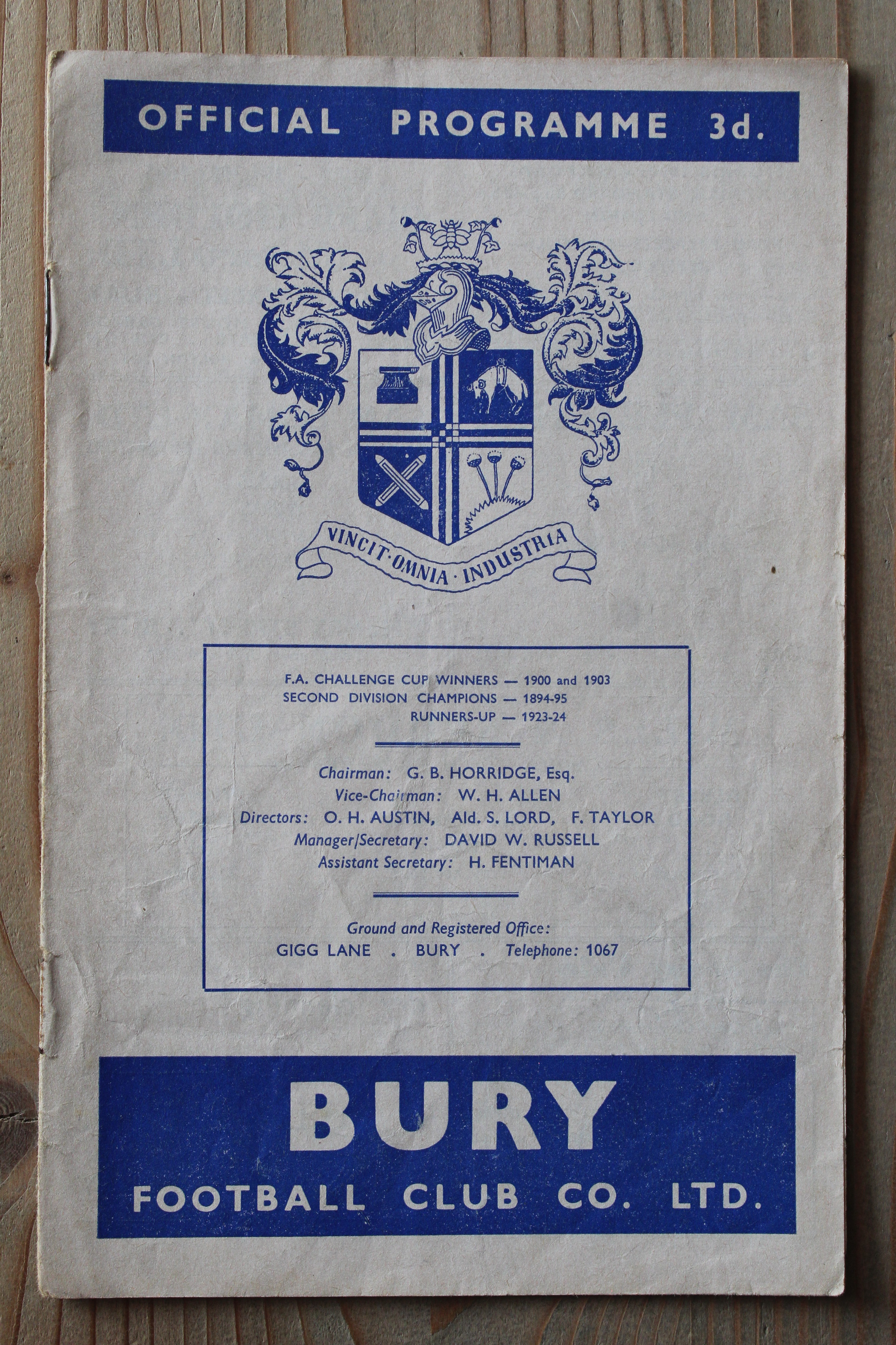 Bury FC v Reading FC