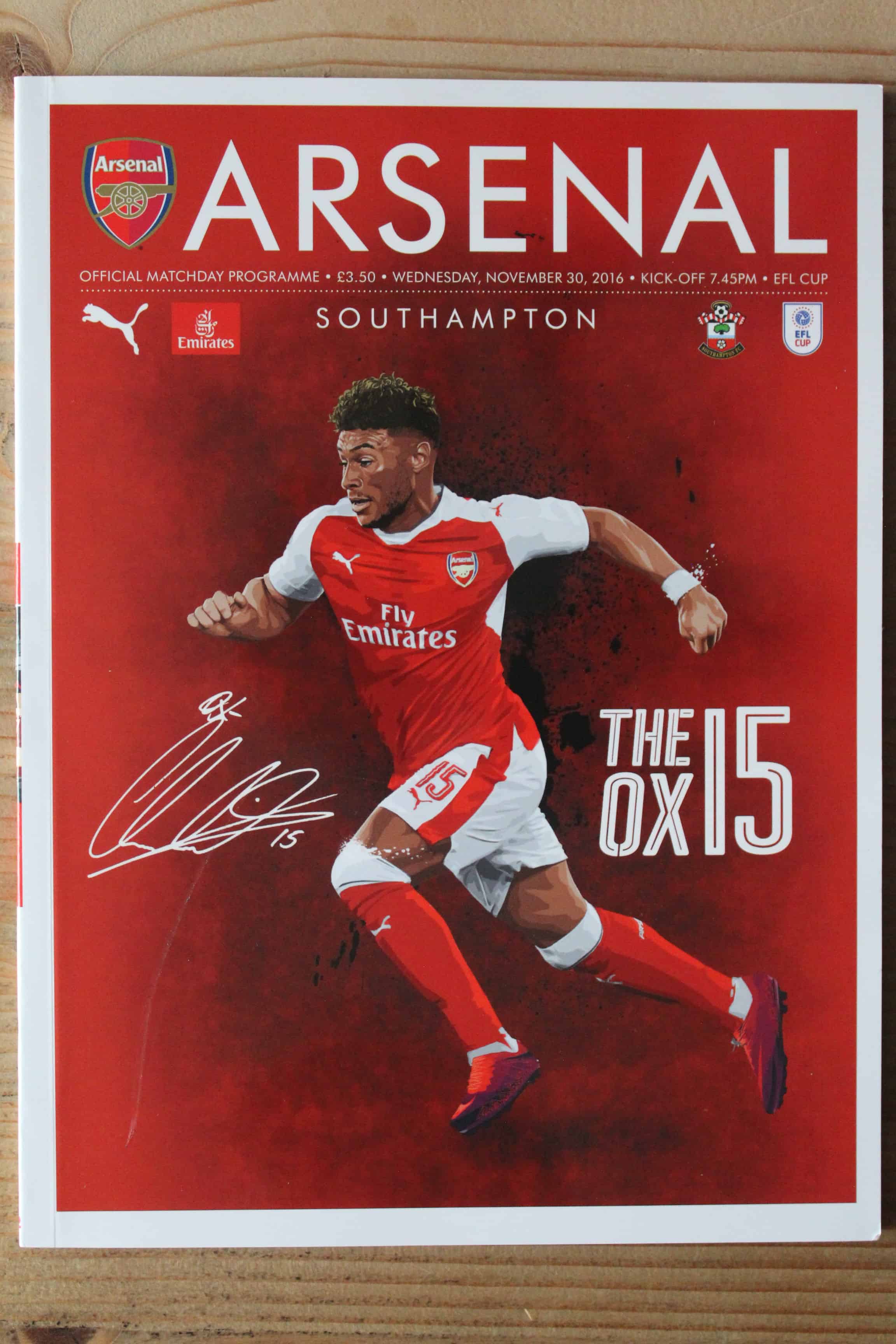Arsenal FC v Southampton FC