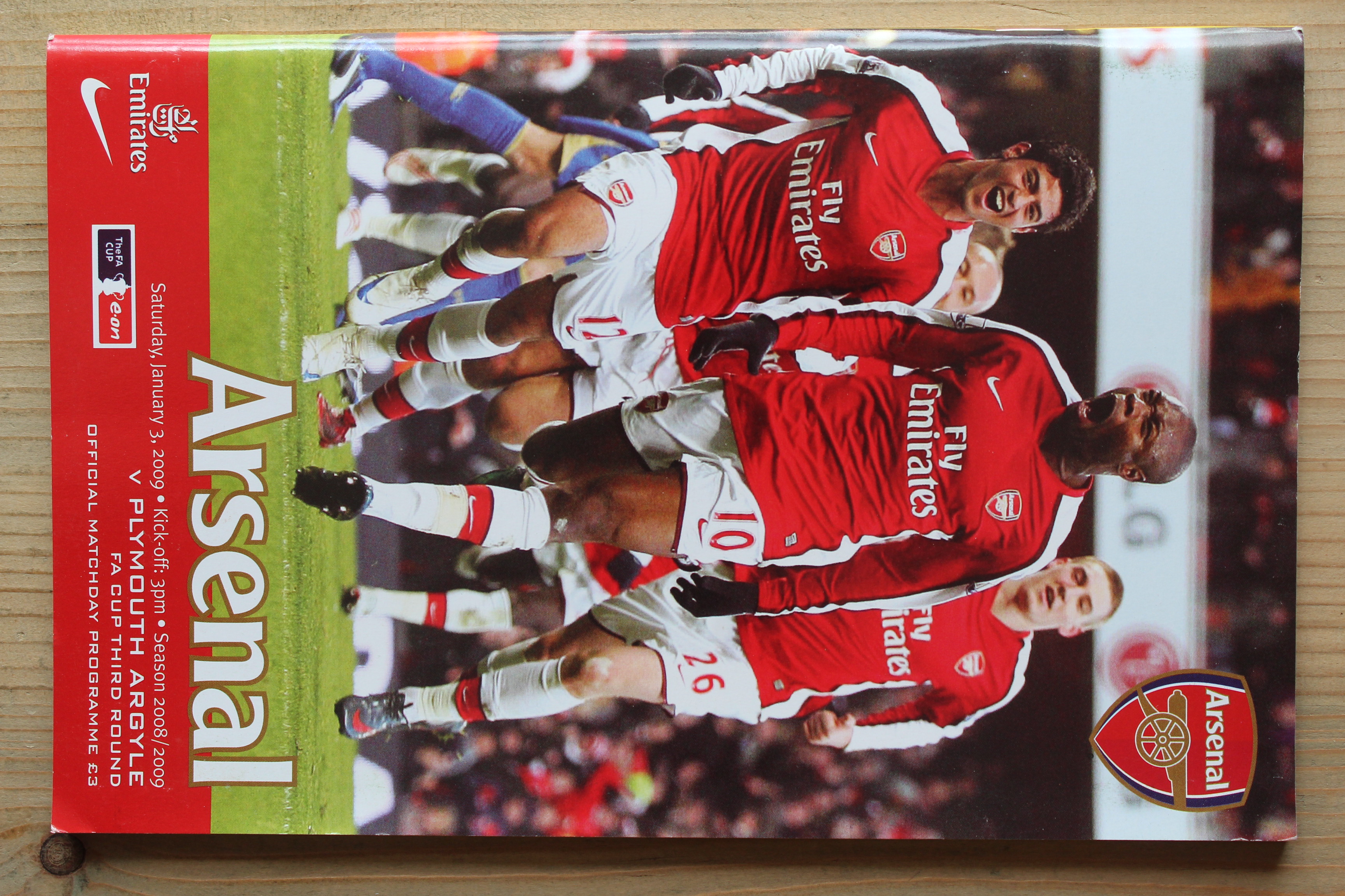 Arsenal FC v Plymouth Argyle FC
