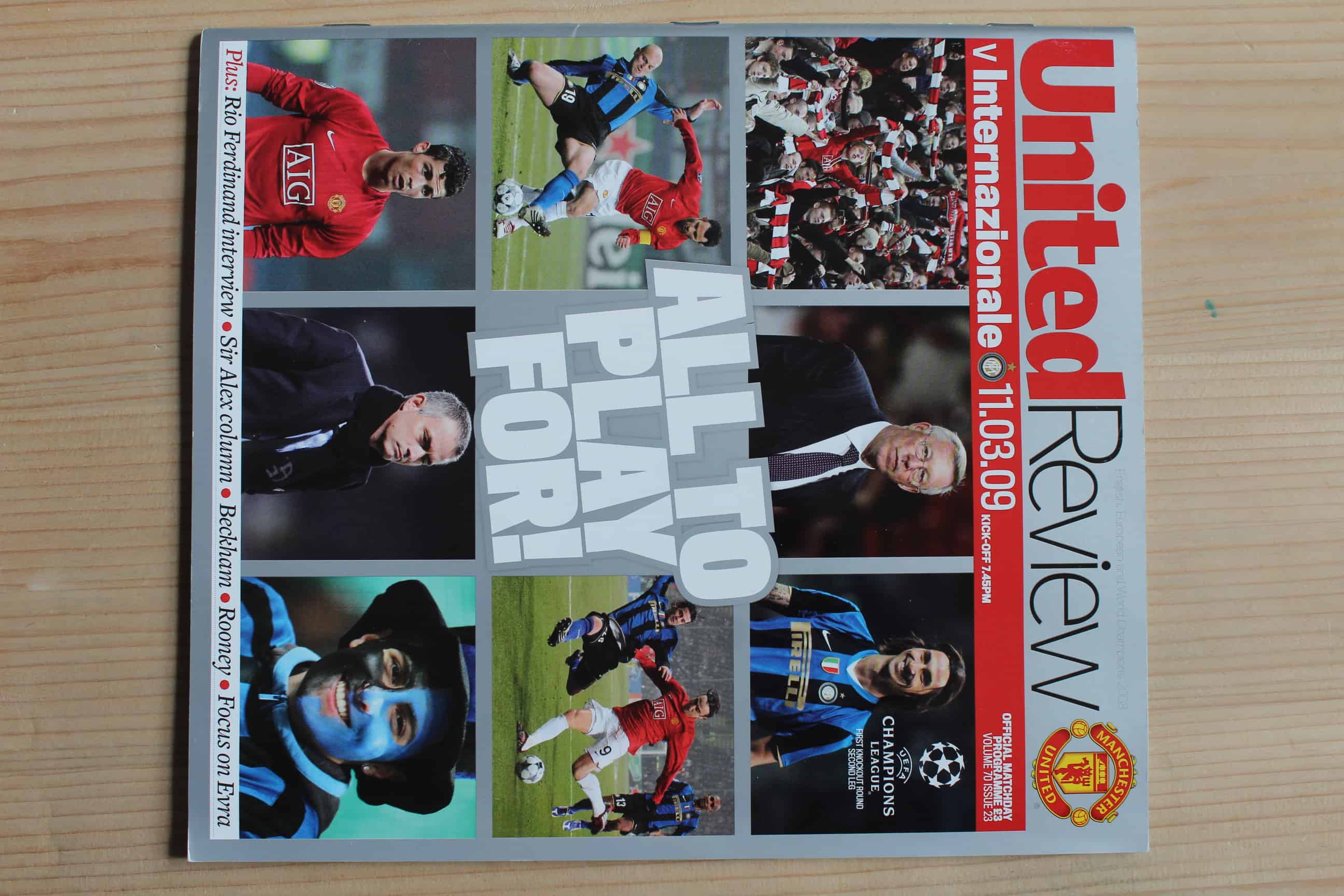Manchester United FC v Internazionale/Inter Milan