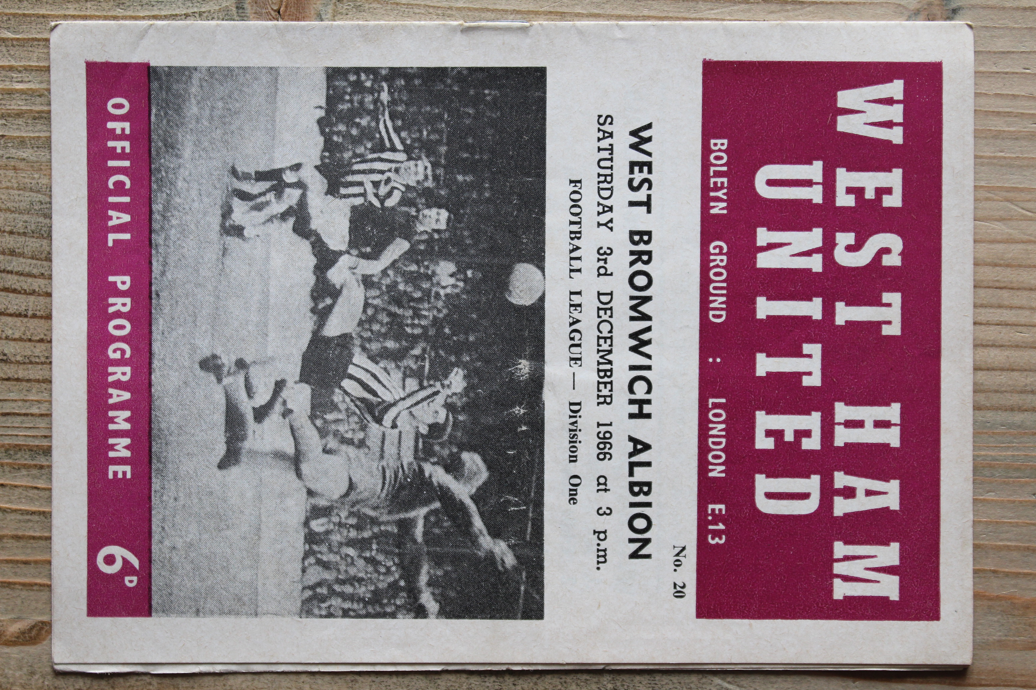 West Ham United FC v West Bromwich Albion FC 