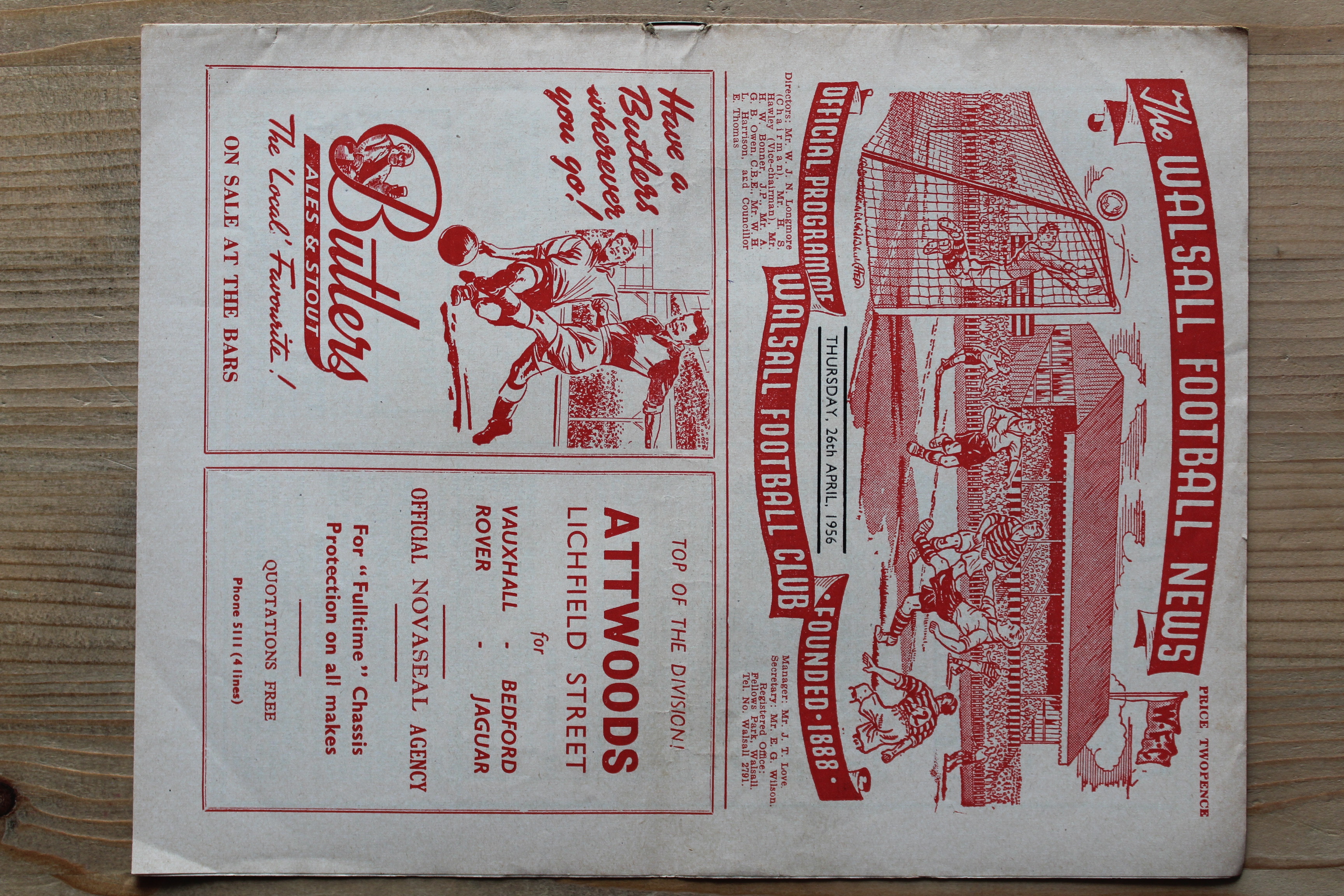 Walsall FC v Crystal Palace FC