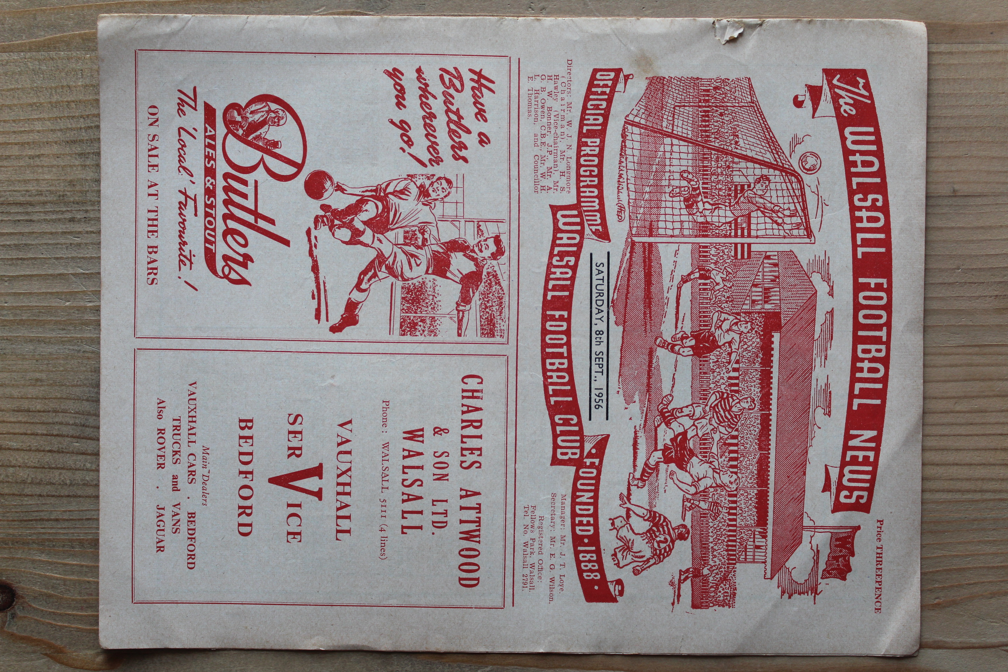 Walsall FC v Swindon Town FC