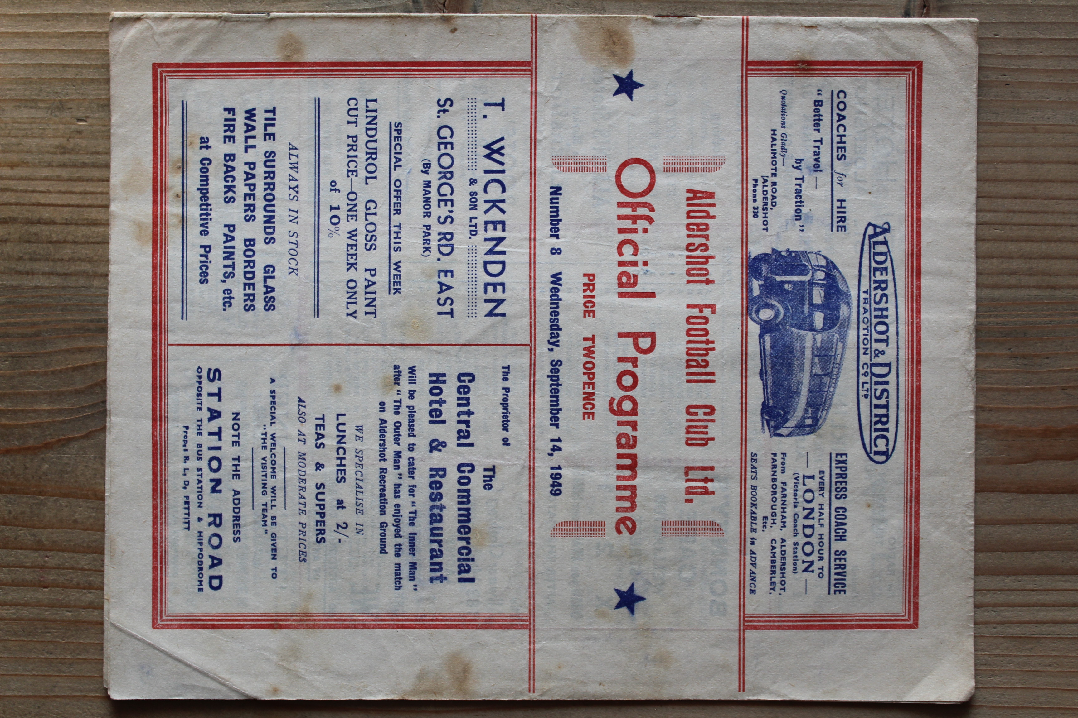 Aldershot F.C v Norwich City FC