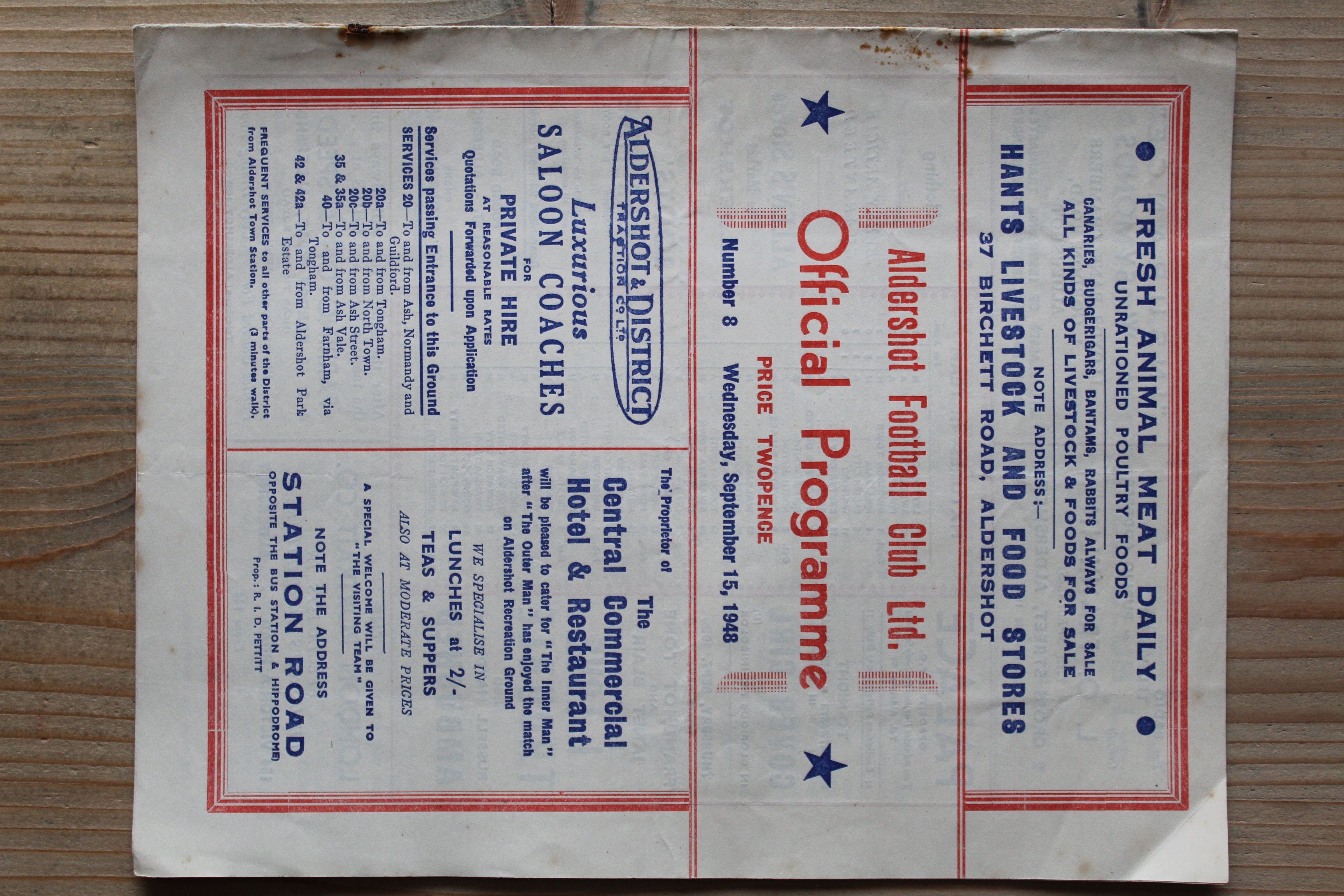 Aldershot F.C v Exeter City FC