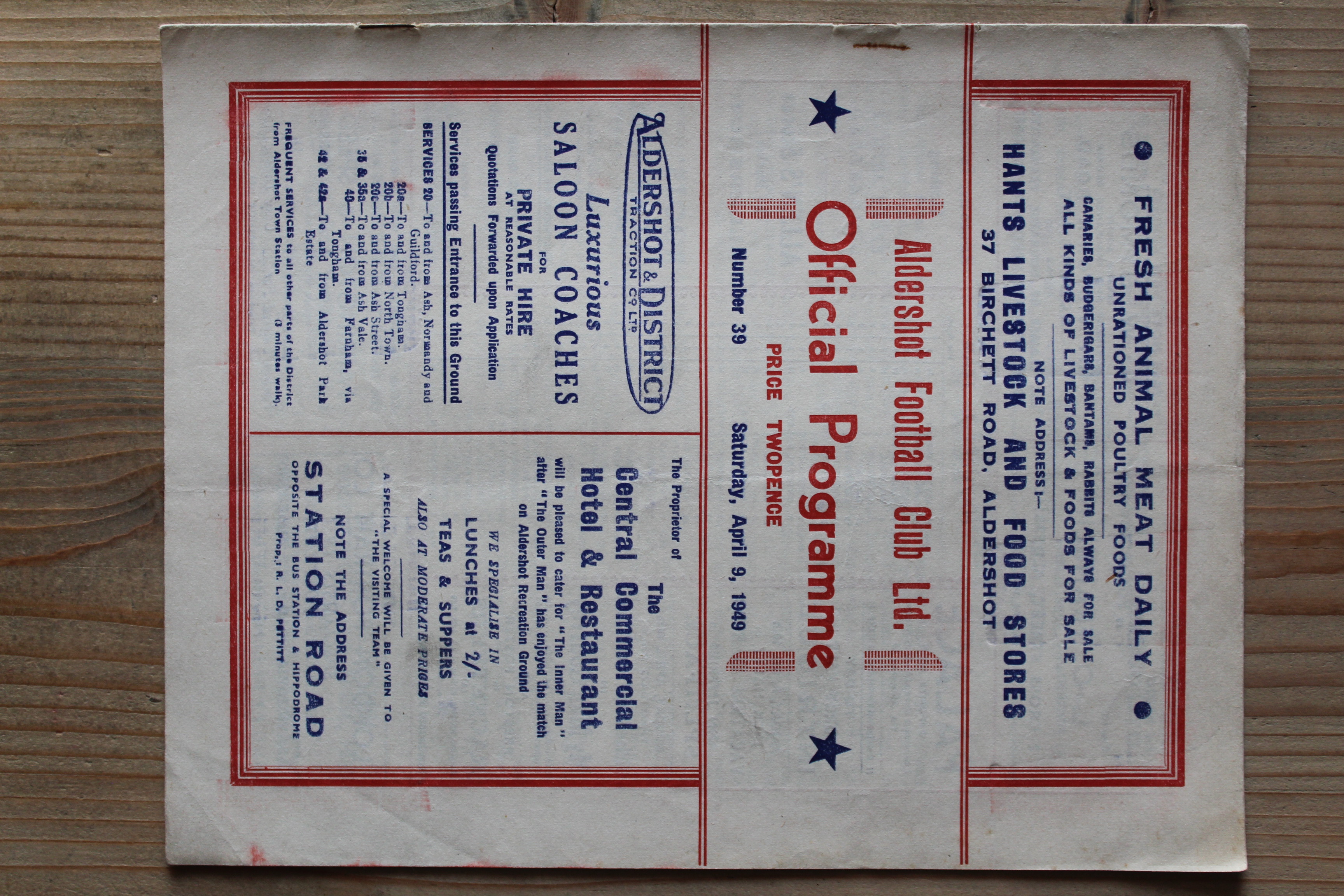 Aldershot F.C v Torquay United FC