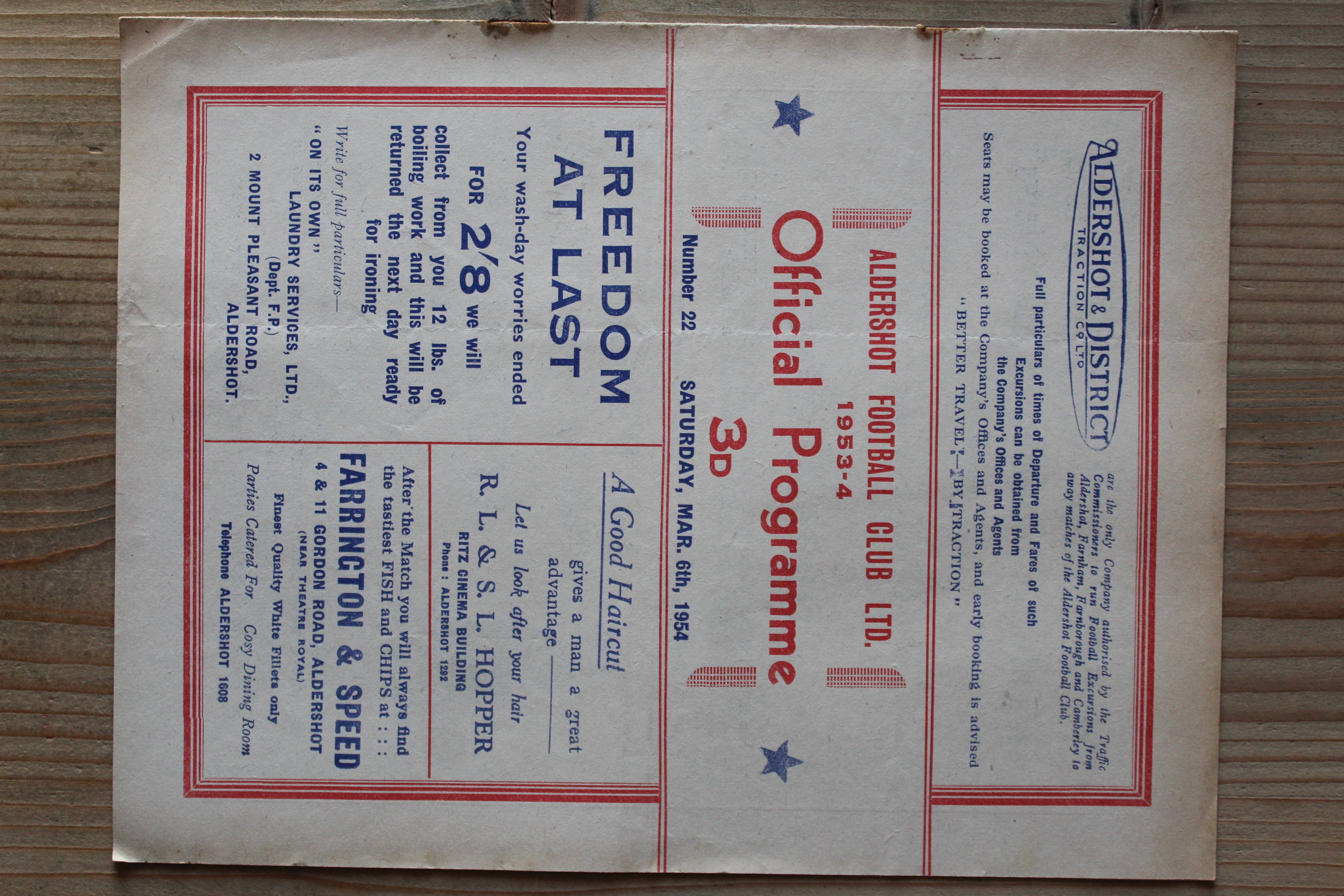 Aldershot F.C v Ipswich Town FC