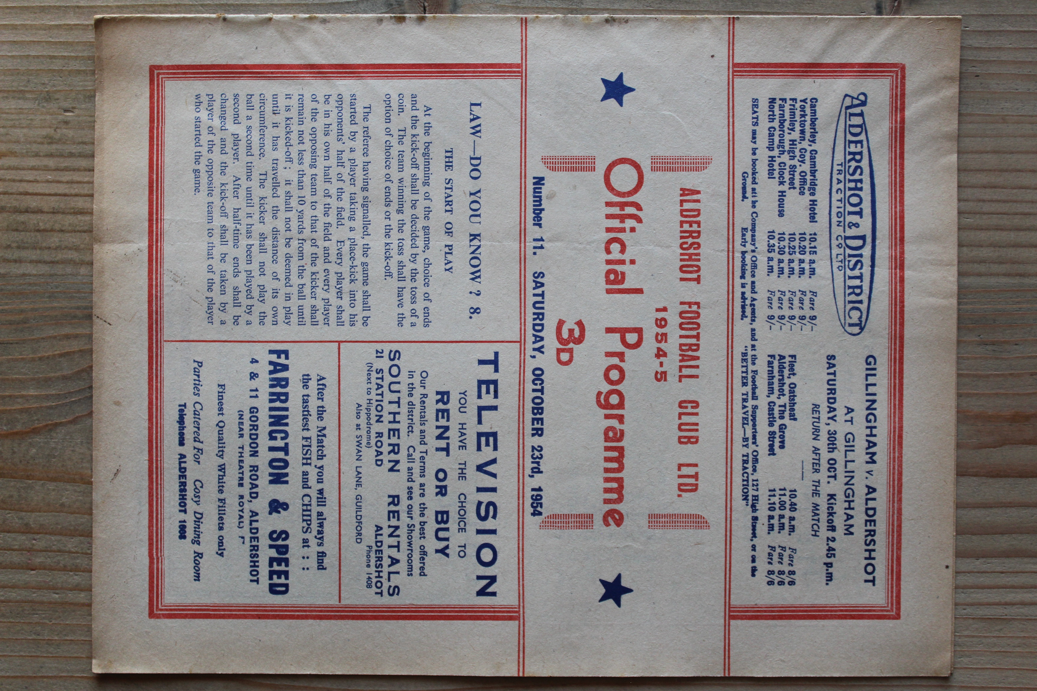 Aldershot F.C v Torquay United FC