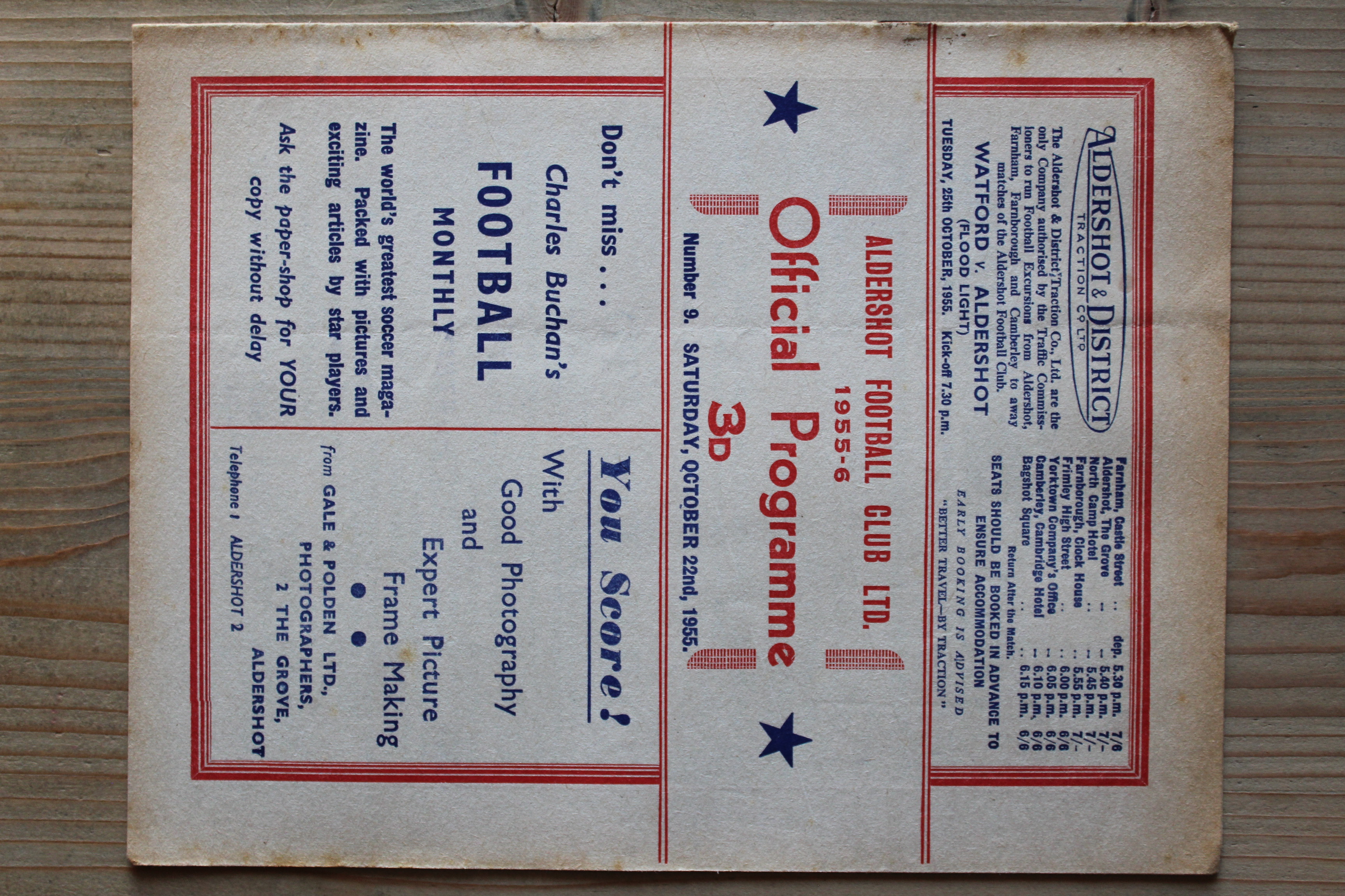 Aldershot F.C v Southend United FC