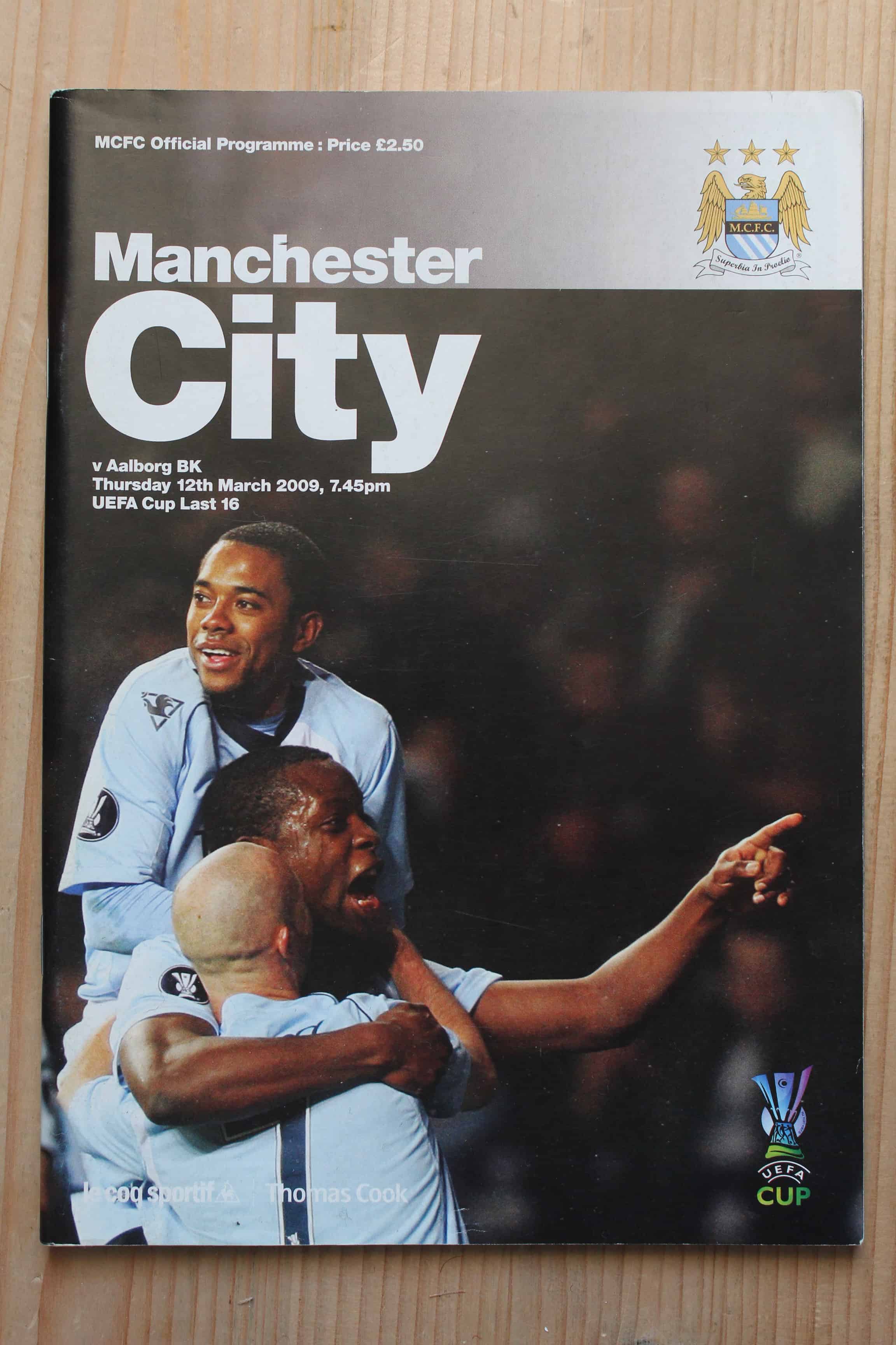 Manchester City FC v AaB Aalborg