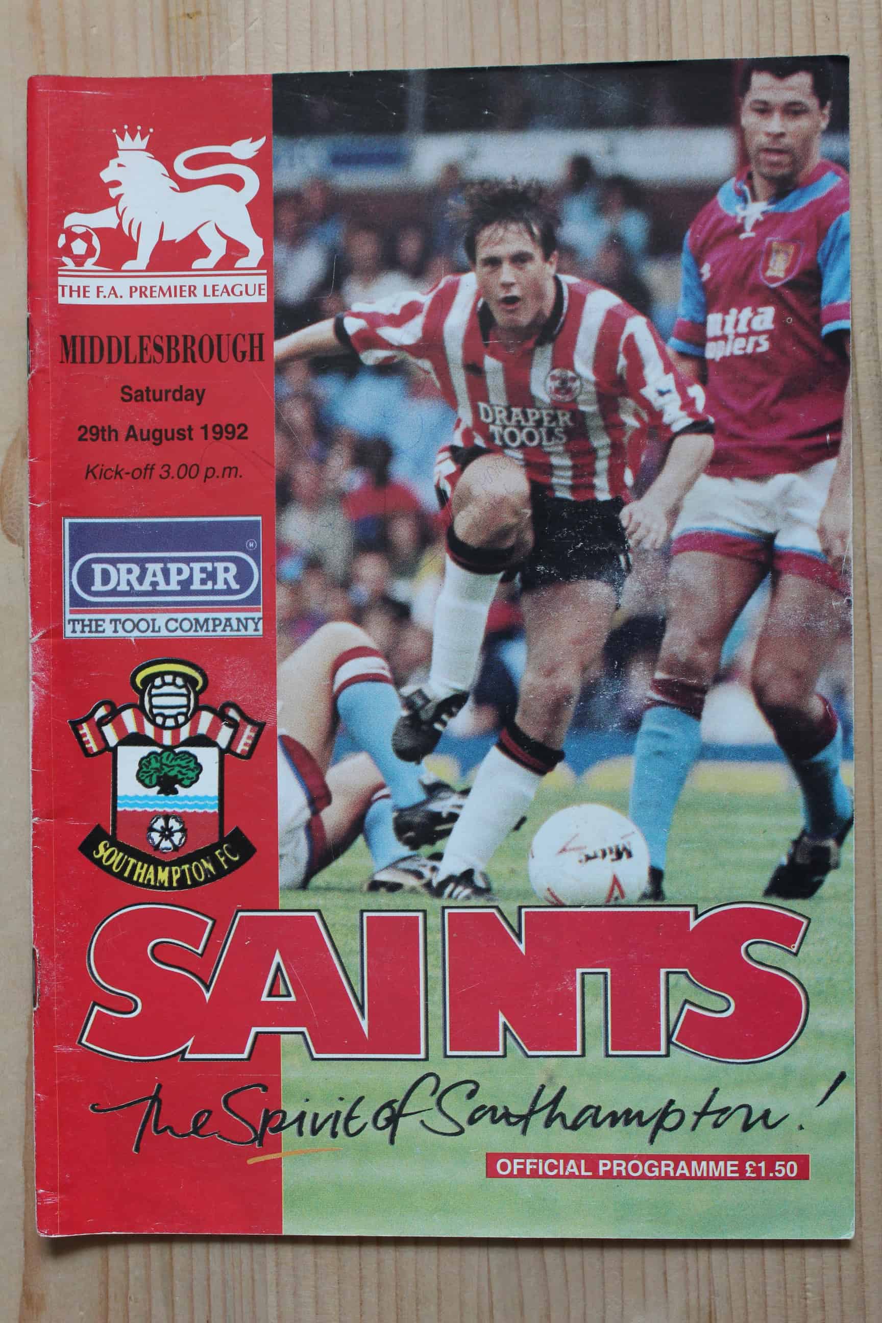 Southampton FC v Middlesbrough FC