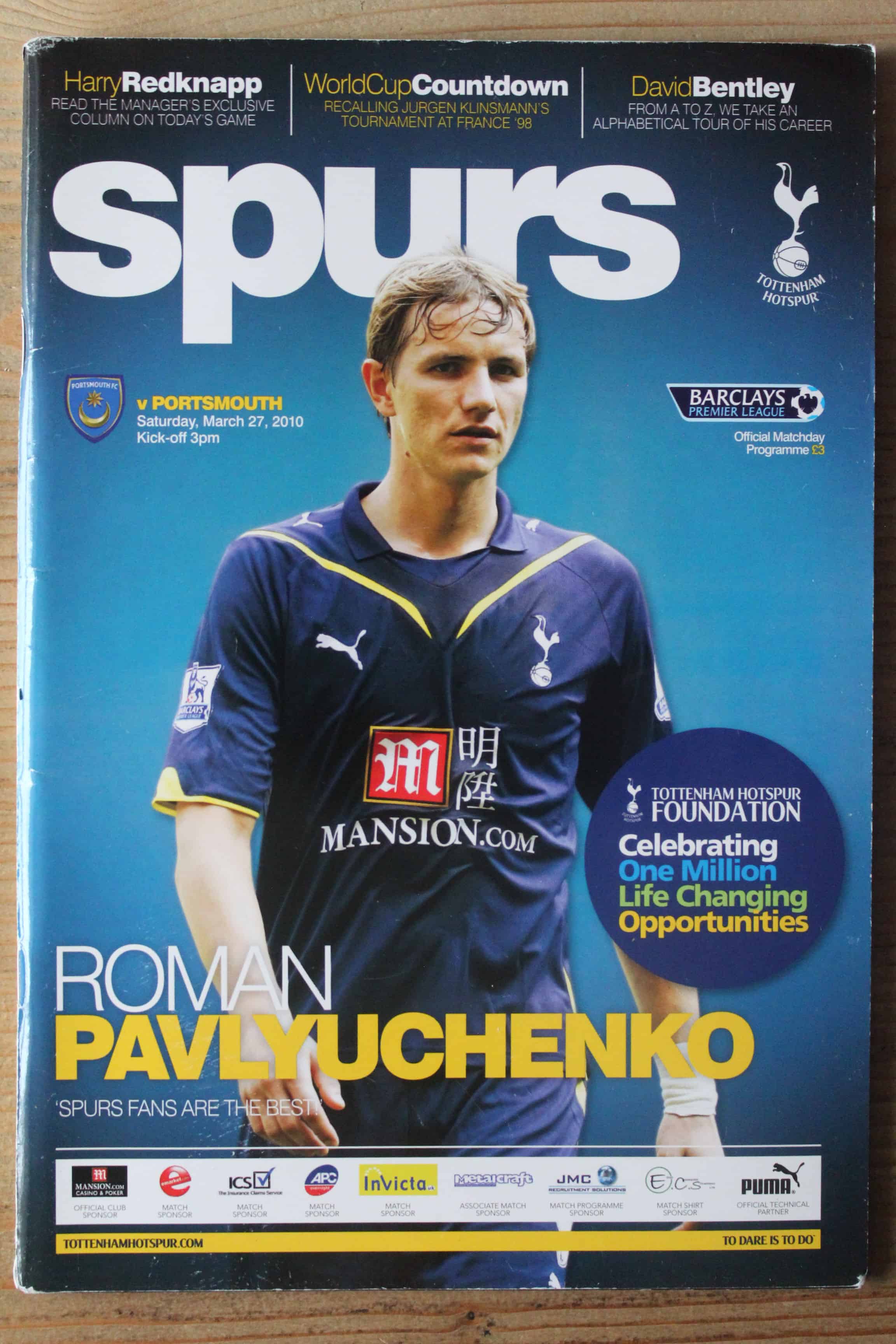 Tottenham Hotspur FC v Portsmouth FC