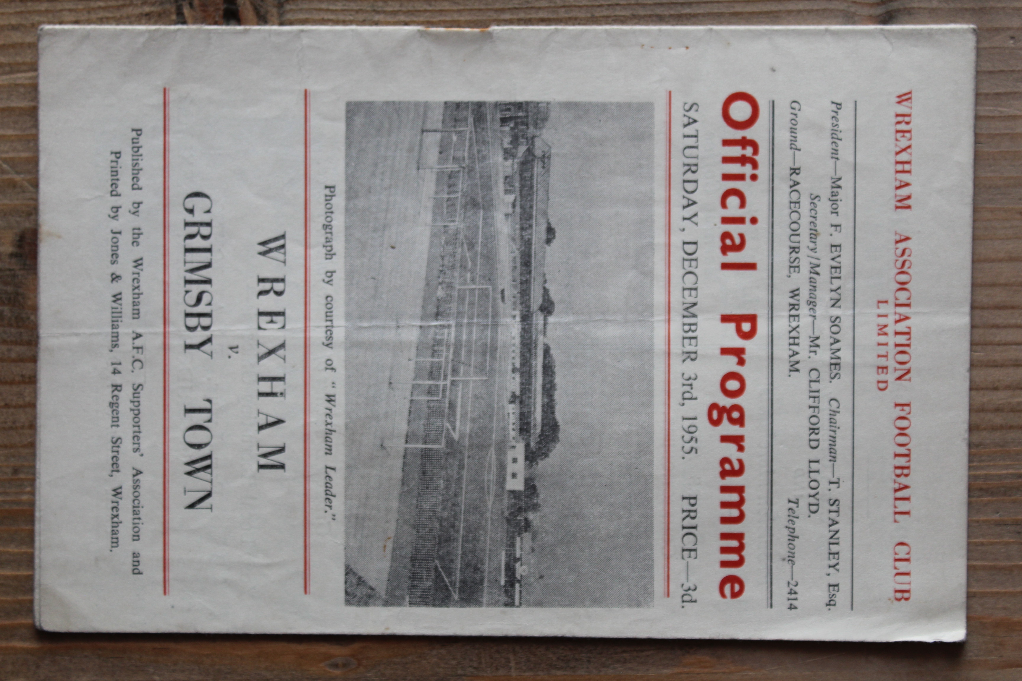 Wrexham FC v Grimsby Town FC