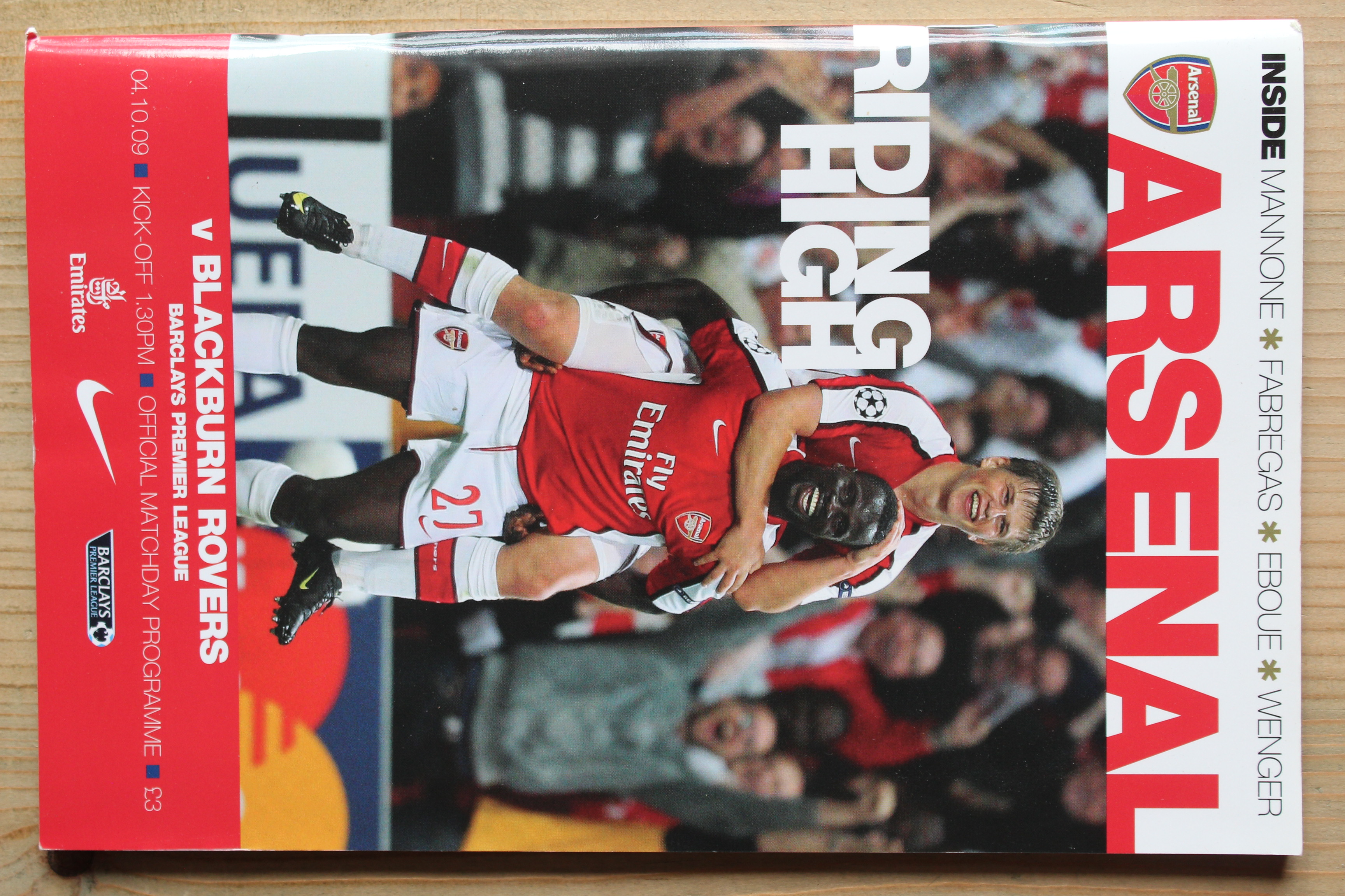Arsenal FC v Blackburn Rovers FC