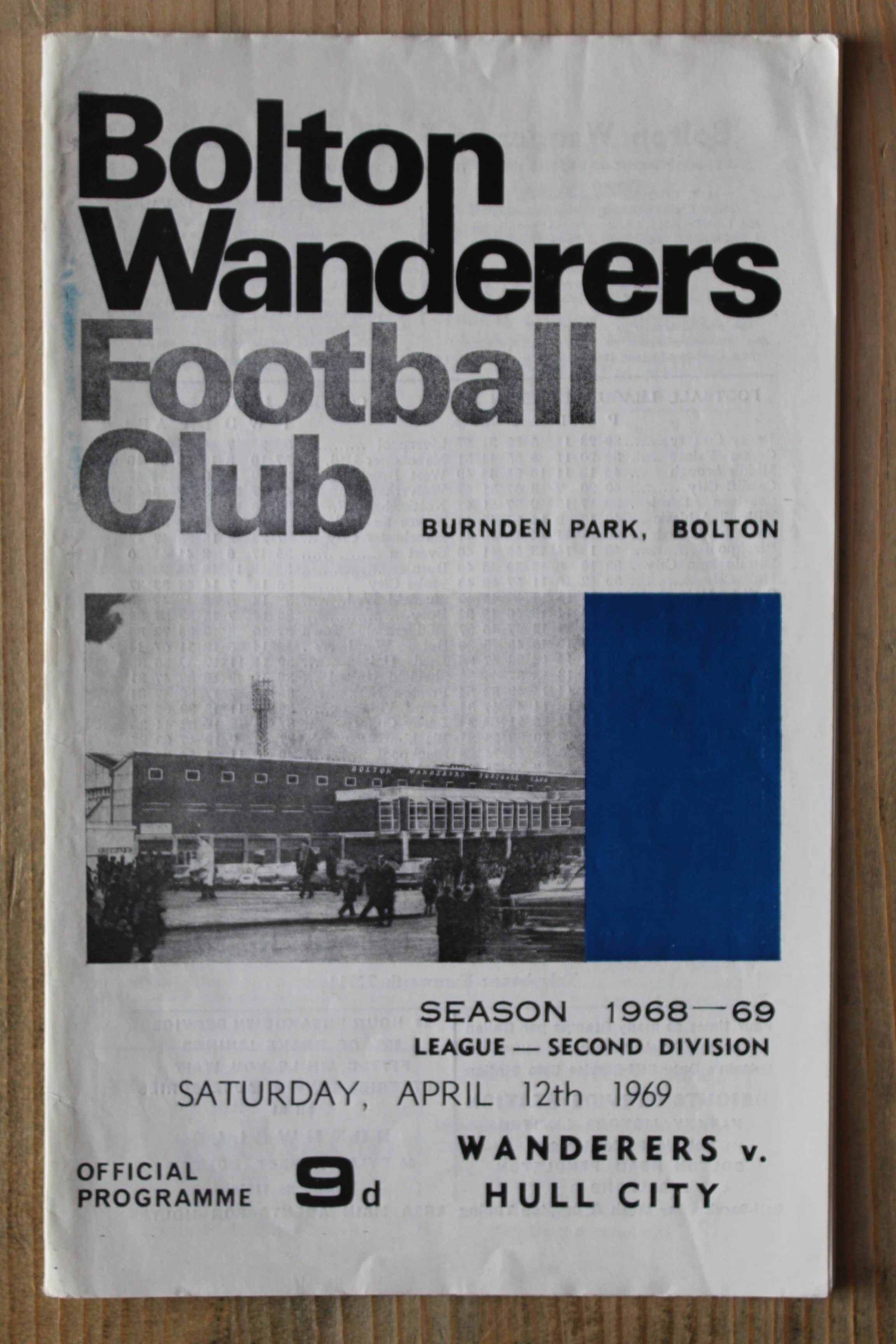 Bolton Wanderers FC v Hull City FC