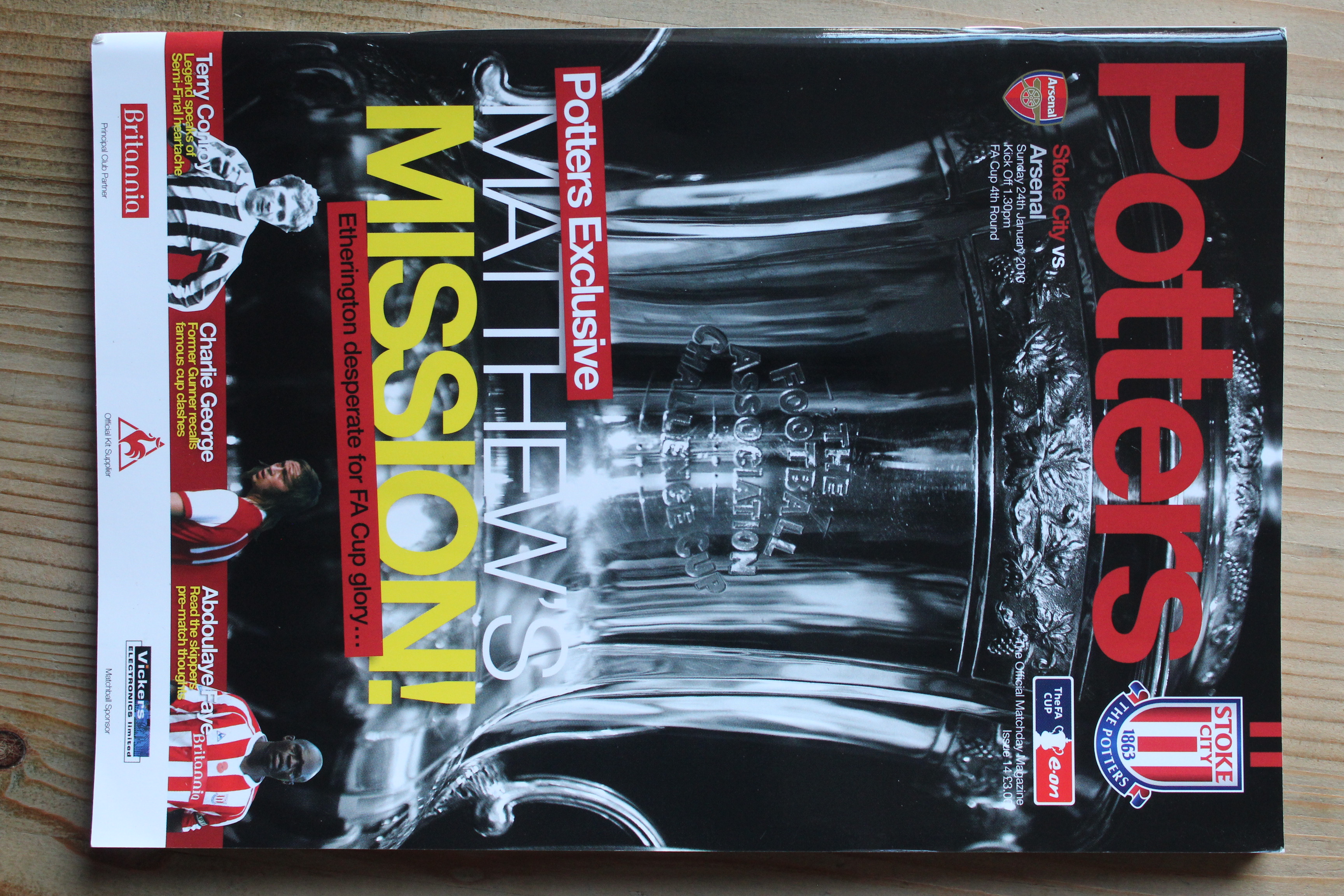 Stoke City FC v Arsenal FC