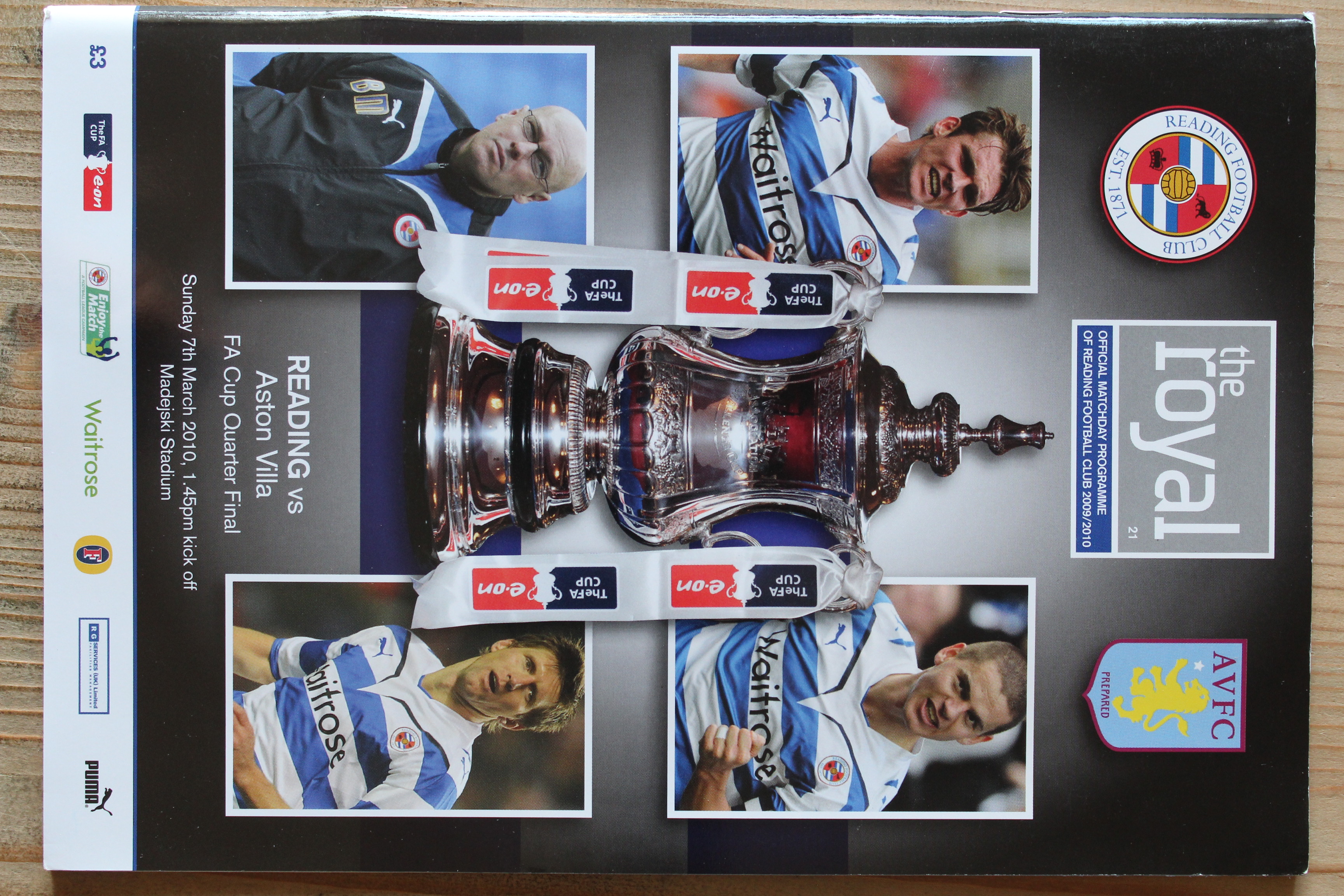 Reading FC v Aston Villa FC