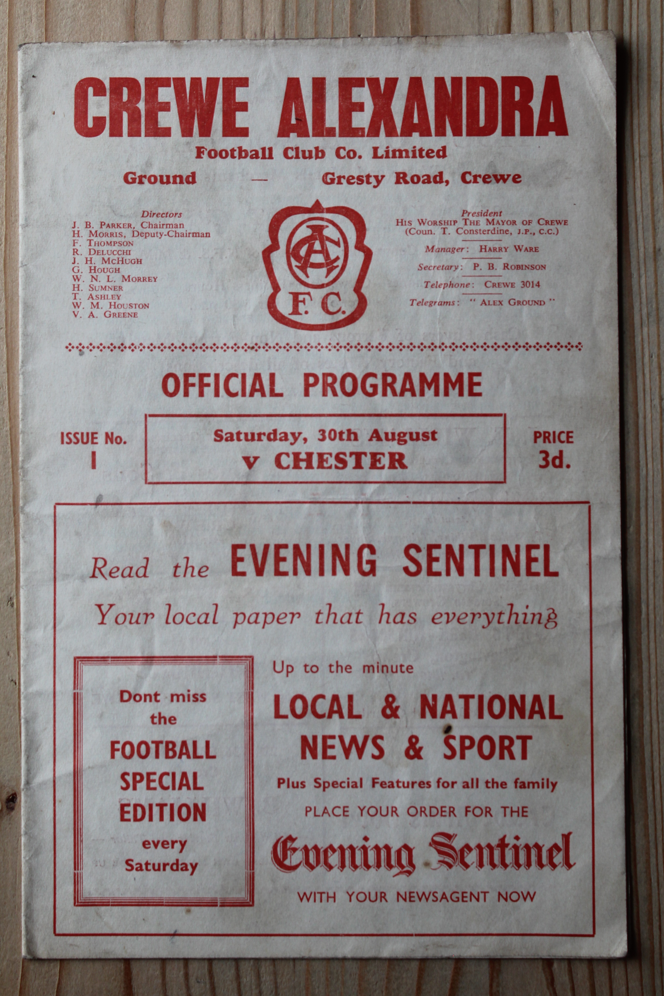 Crewe Alexandra FC v Chester City FC