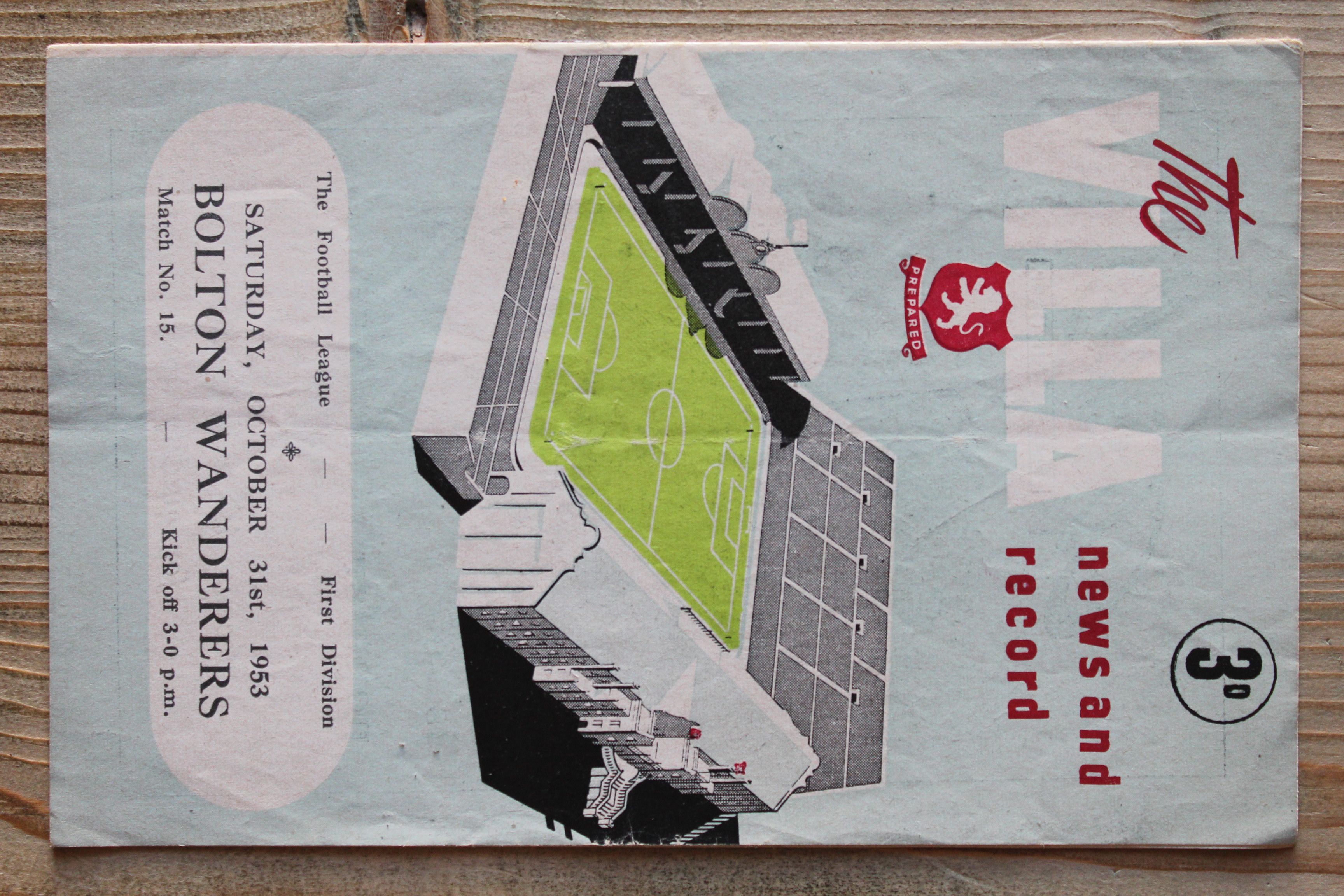 Aston Villa FC v Bolton Wanderers FC