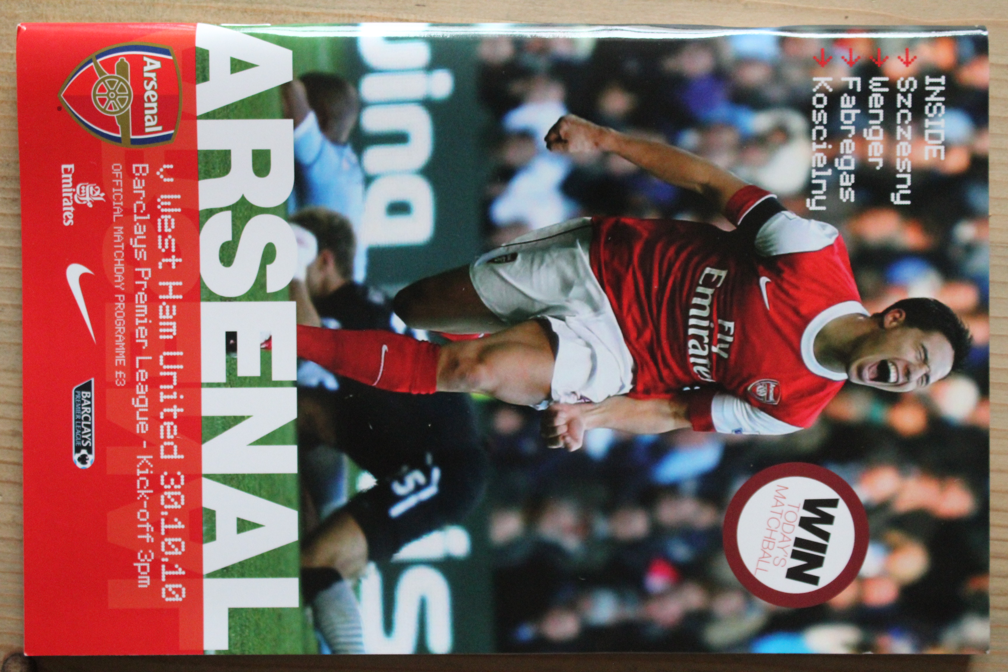 Arsenal FC v West Ham United FC