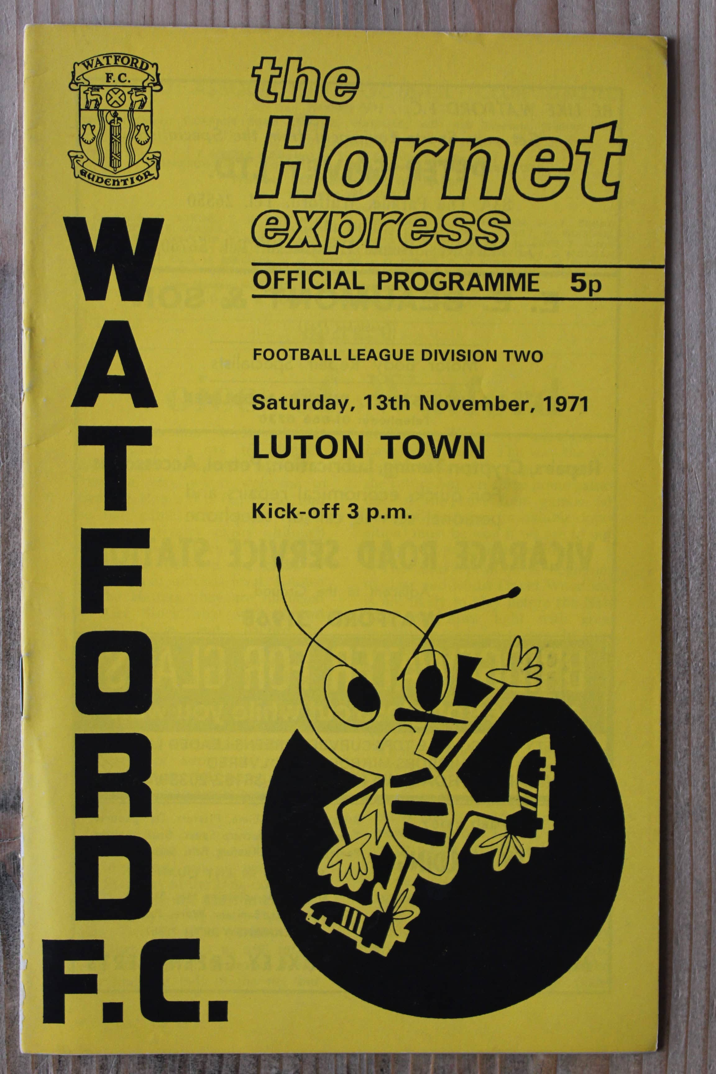 Watford FC v Luton Town FC