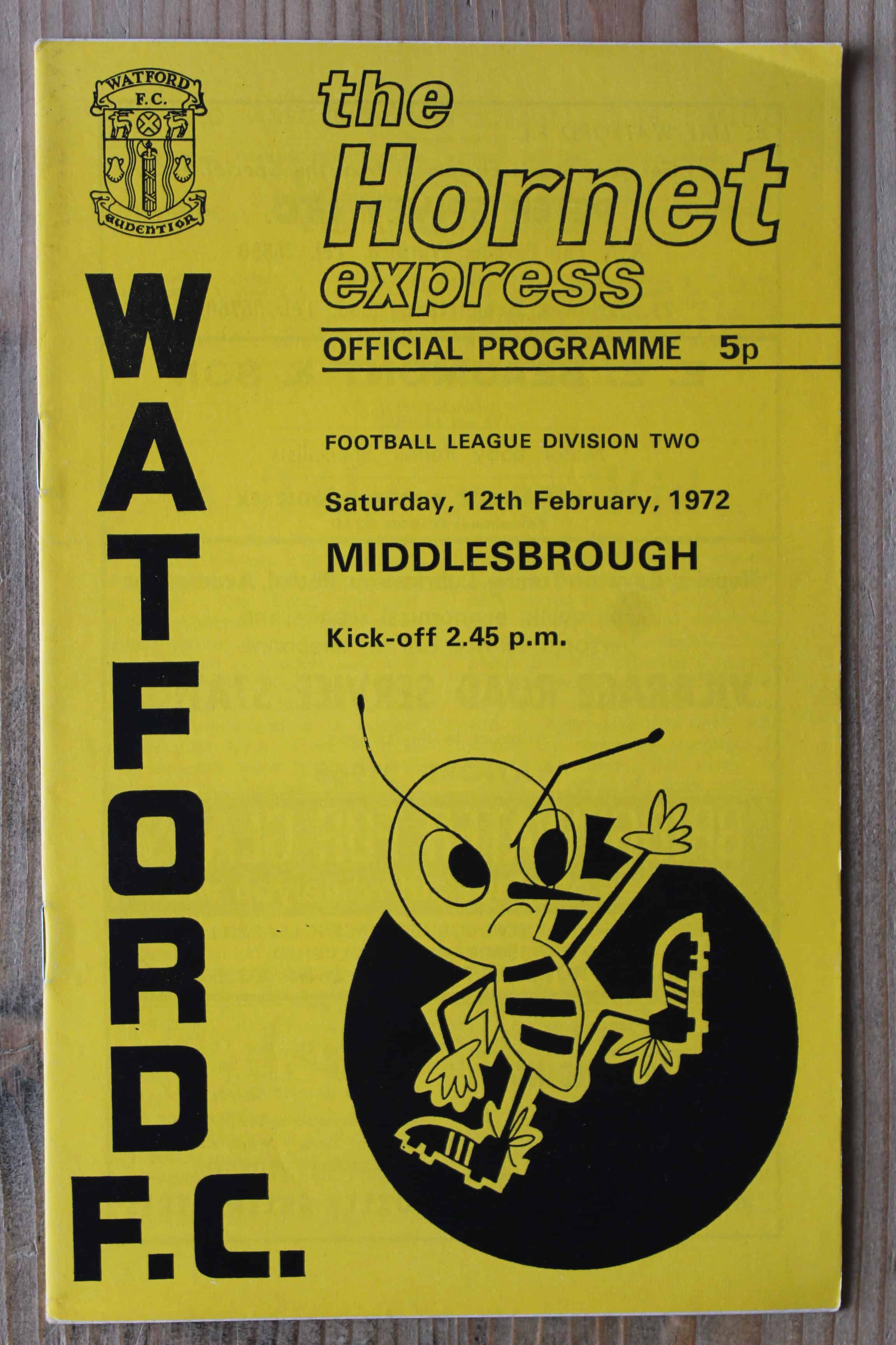 Watford FC v Middlesbrough FC