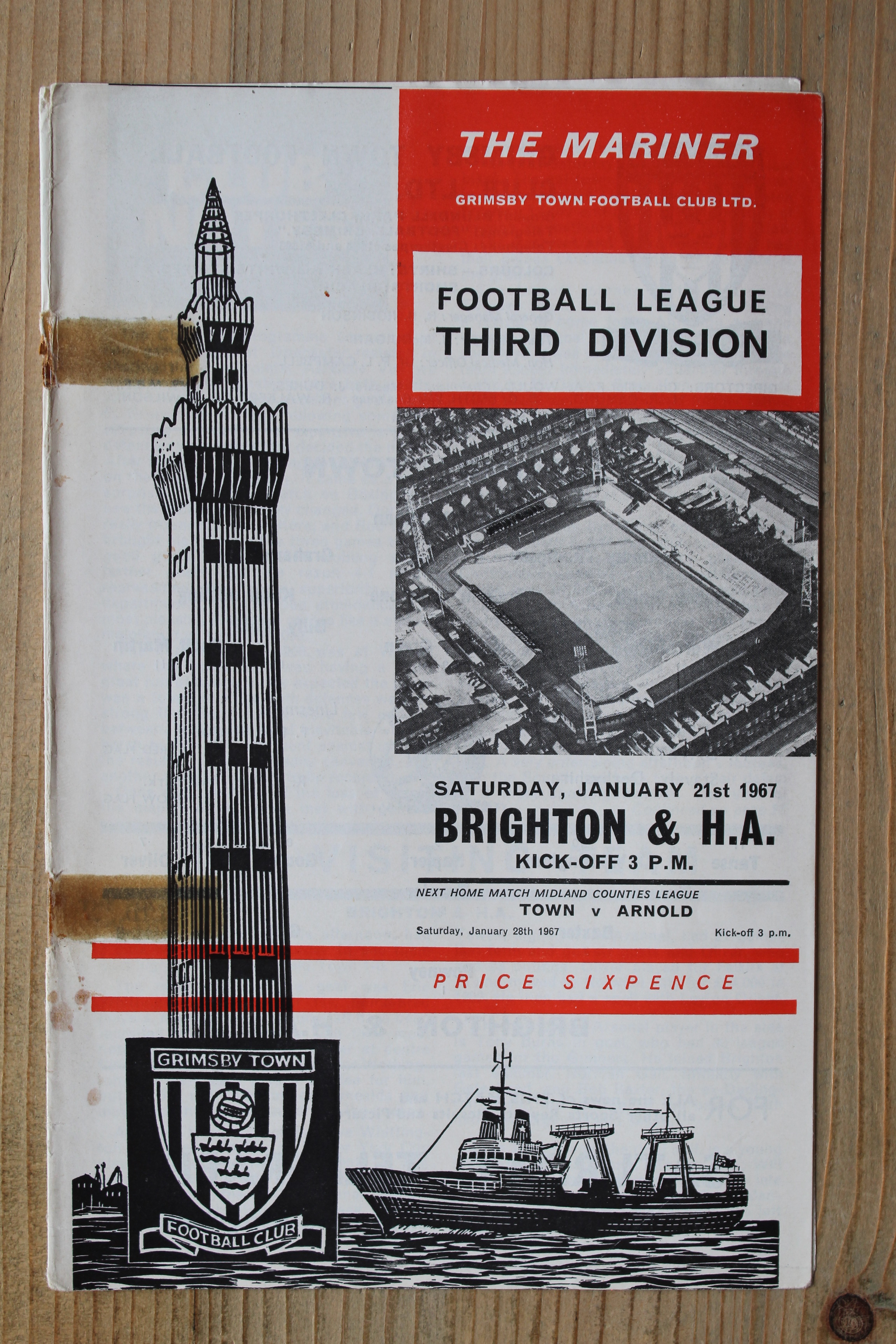 Grimsby Town FC v Brighton & Hove Albion FC