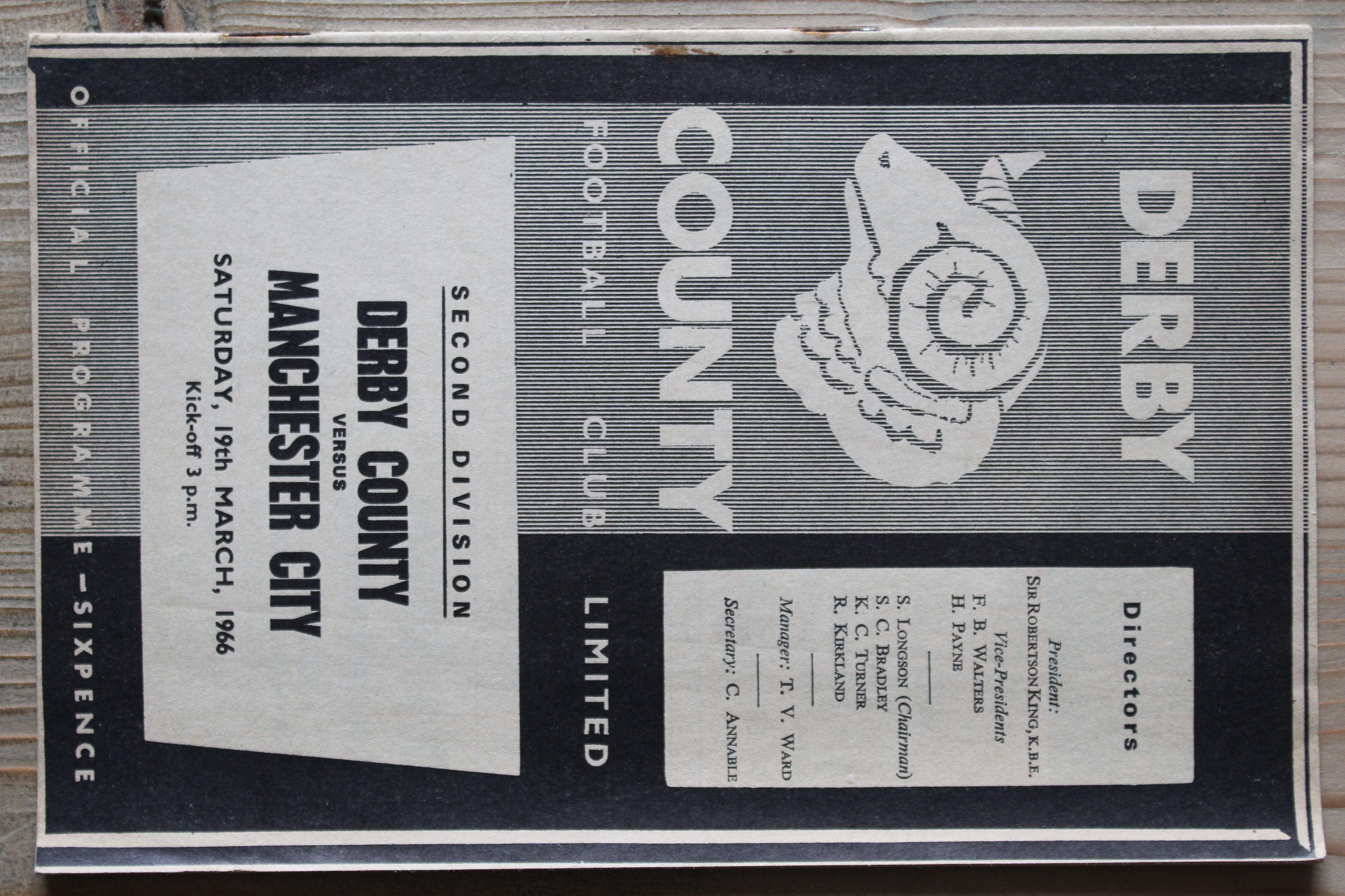 Derby County FC v Manchester City FC