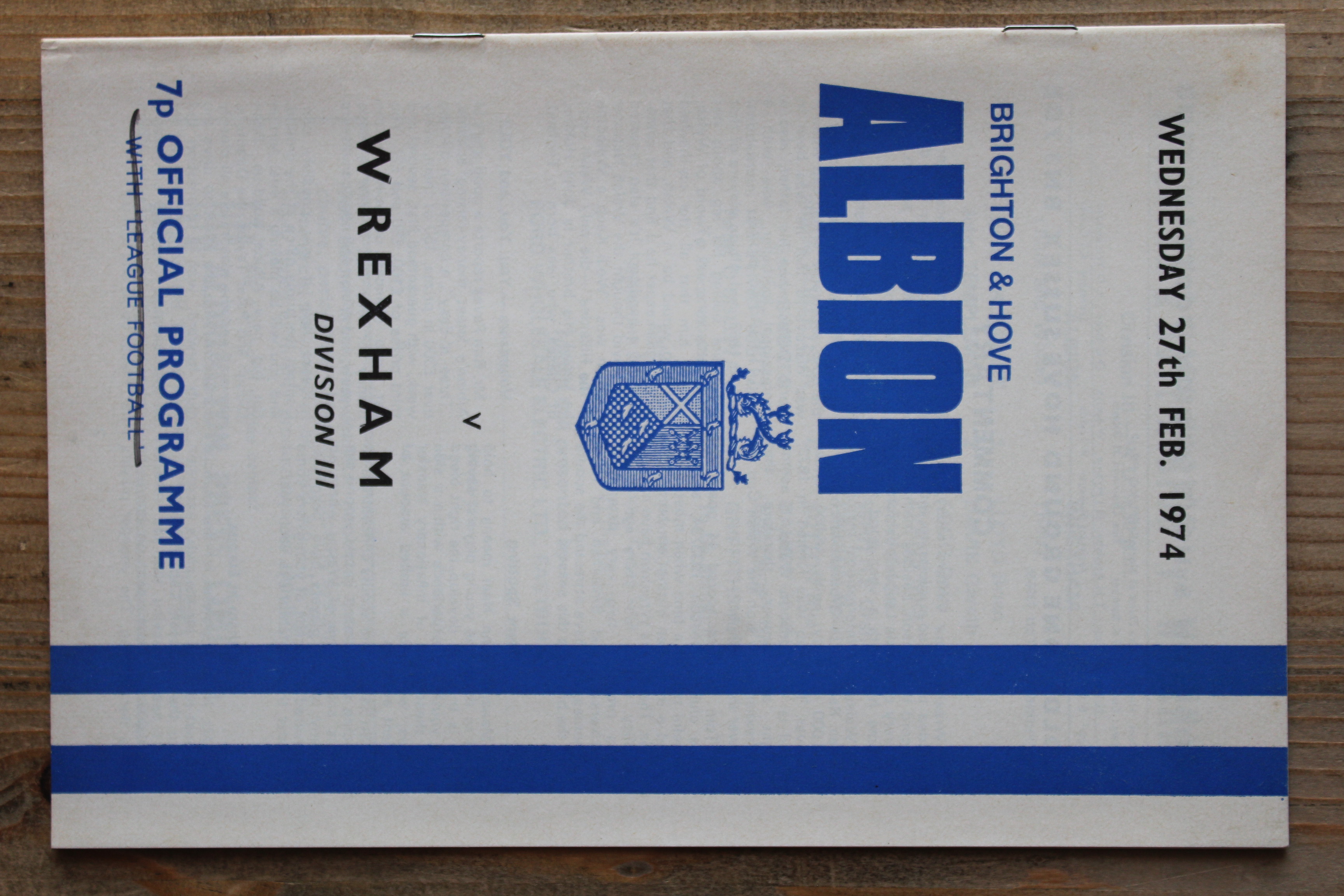 Brighton & Hove Albion FC v Wrexham FC