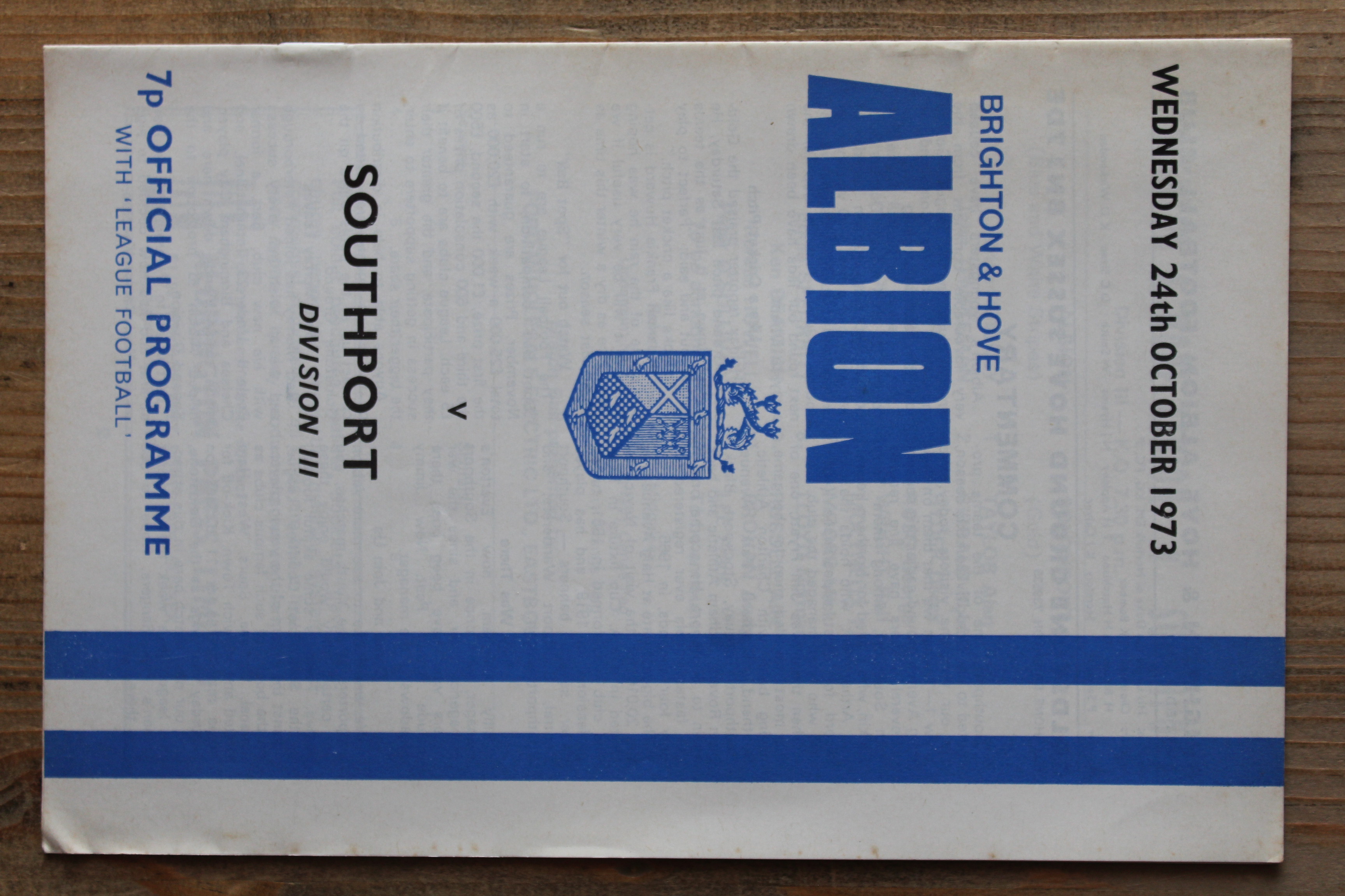 Brighton & Hove Albion FC v Southport