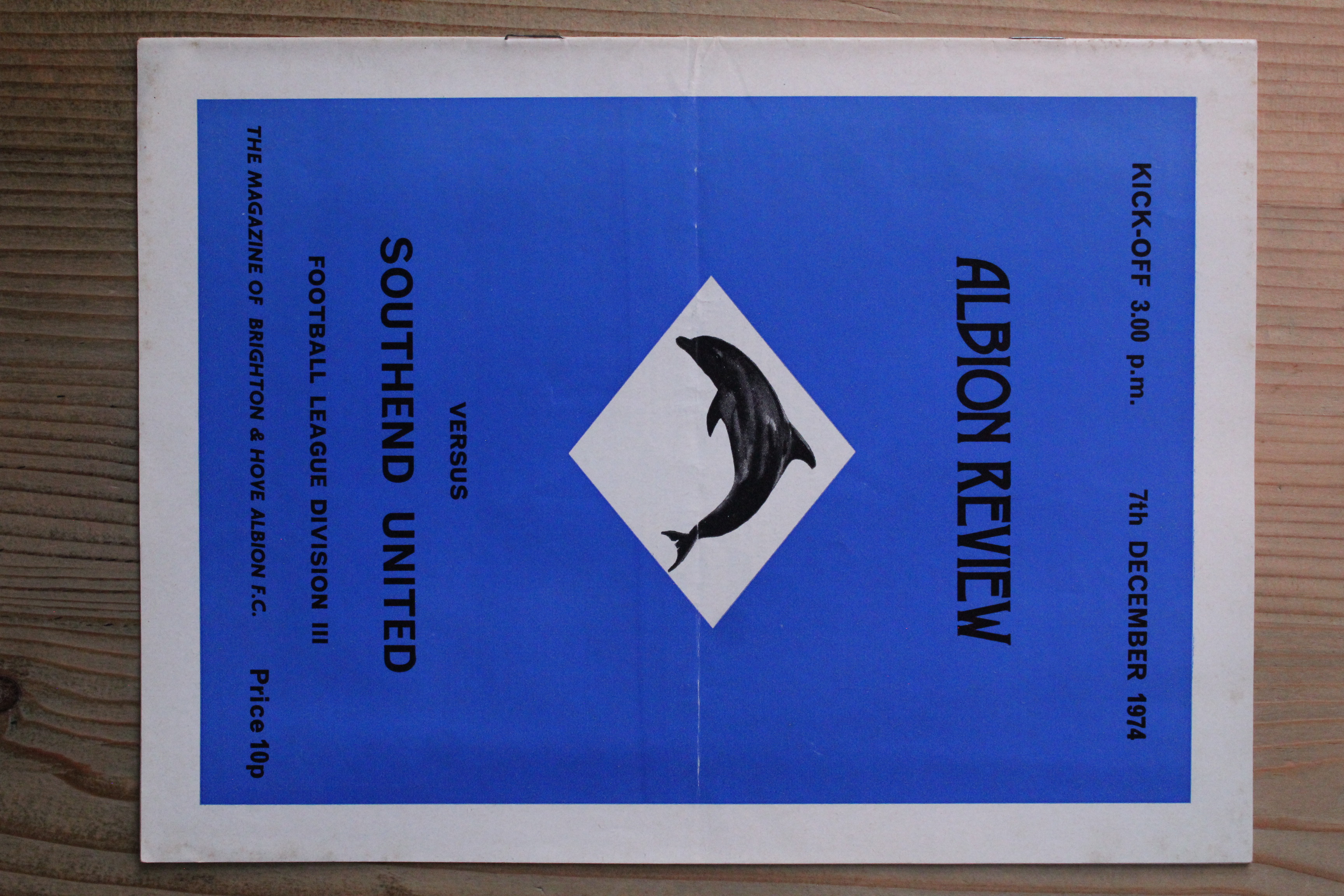 Brighton & Hove Albion FC v Southend United FC