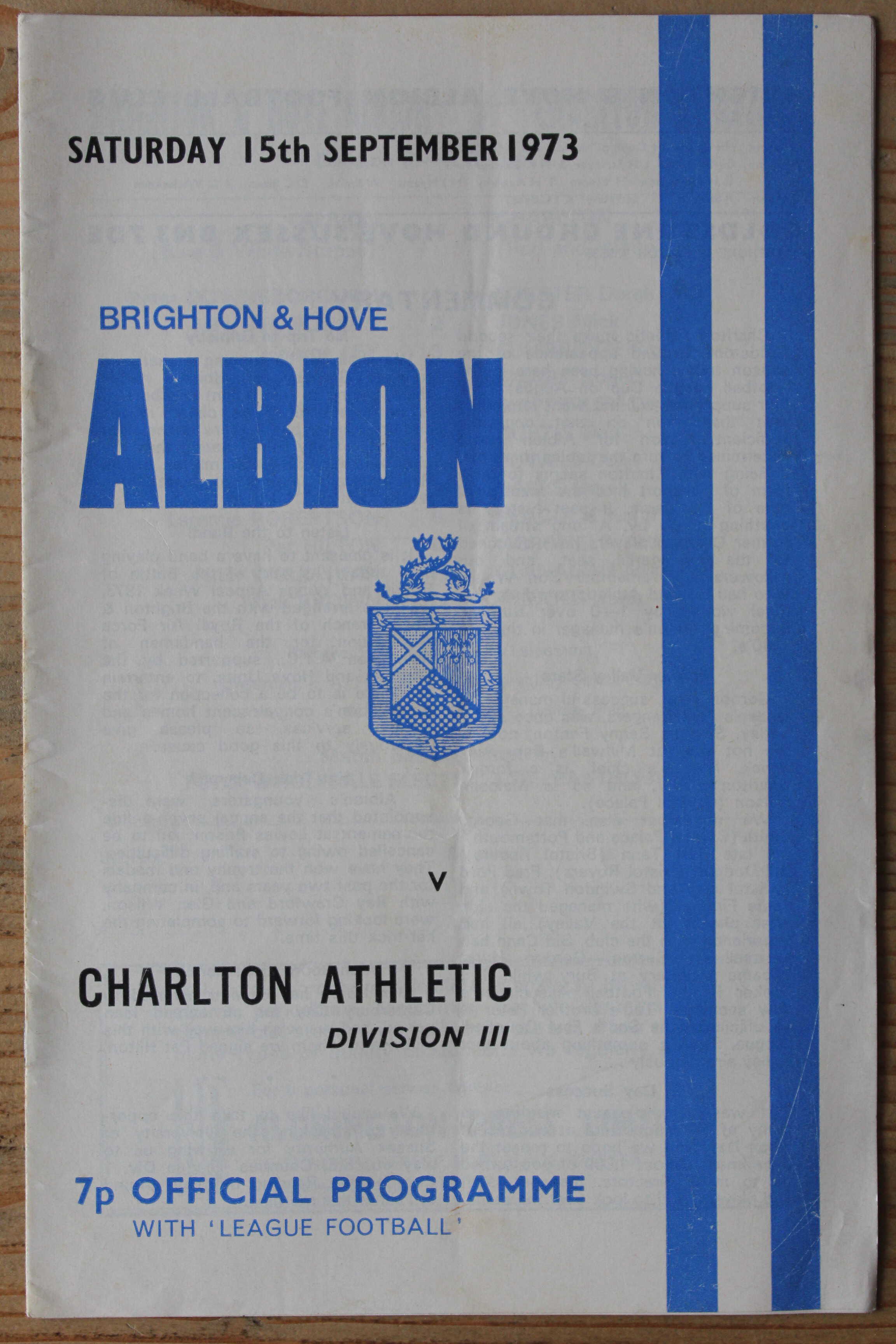 Brighton & Hove Albion FC v Charlton Athletic FC