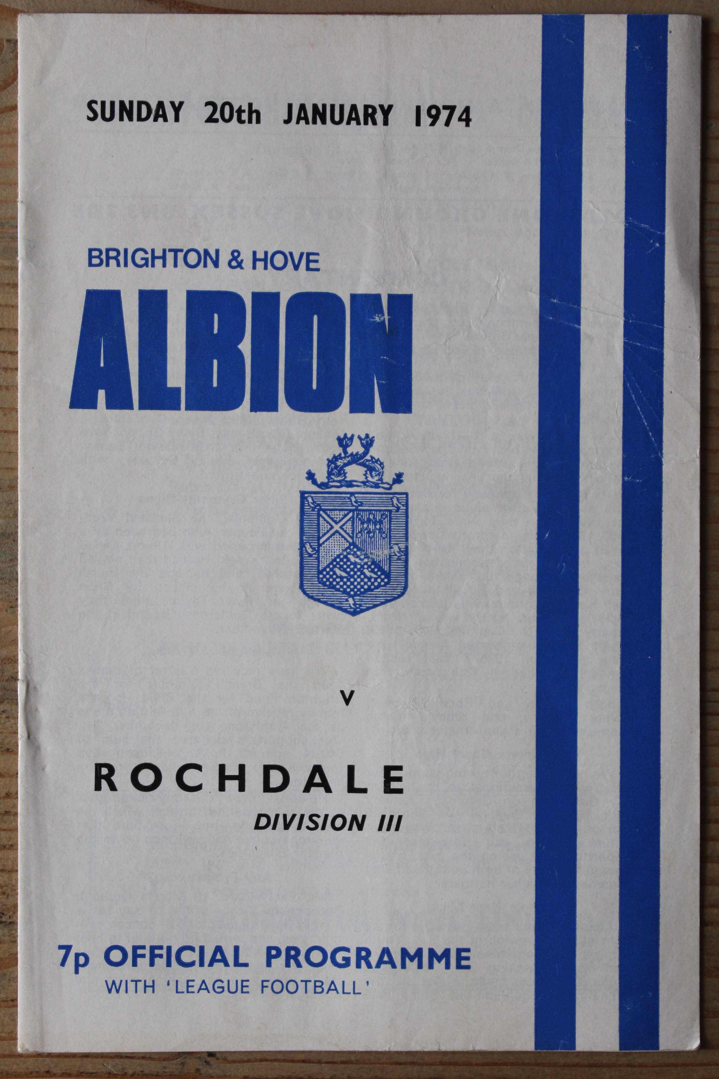 Brighton & Hove Albion FC v Rochdale FC