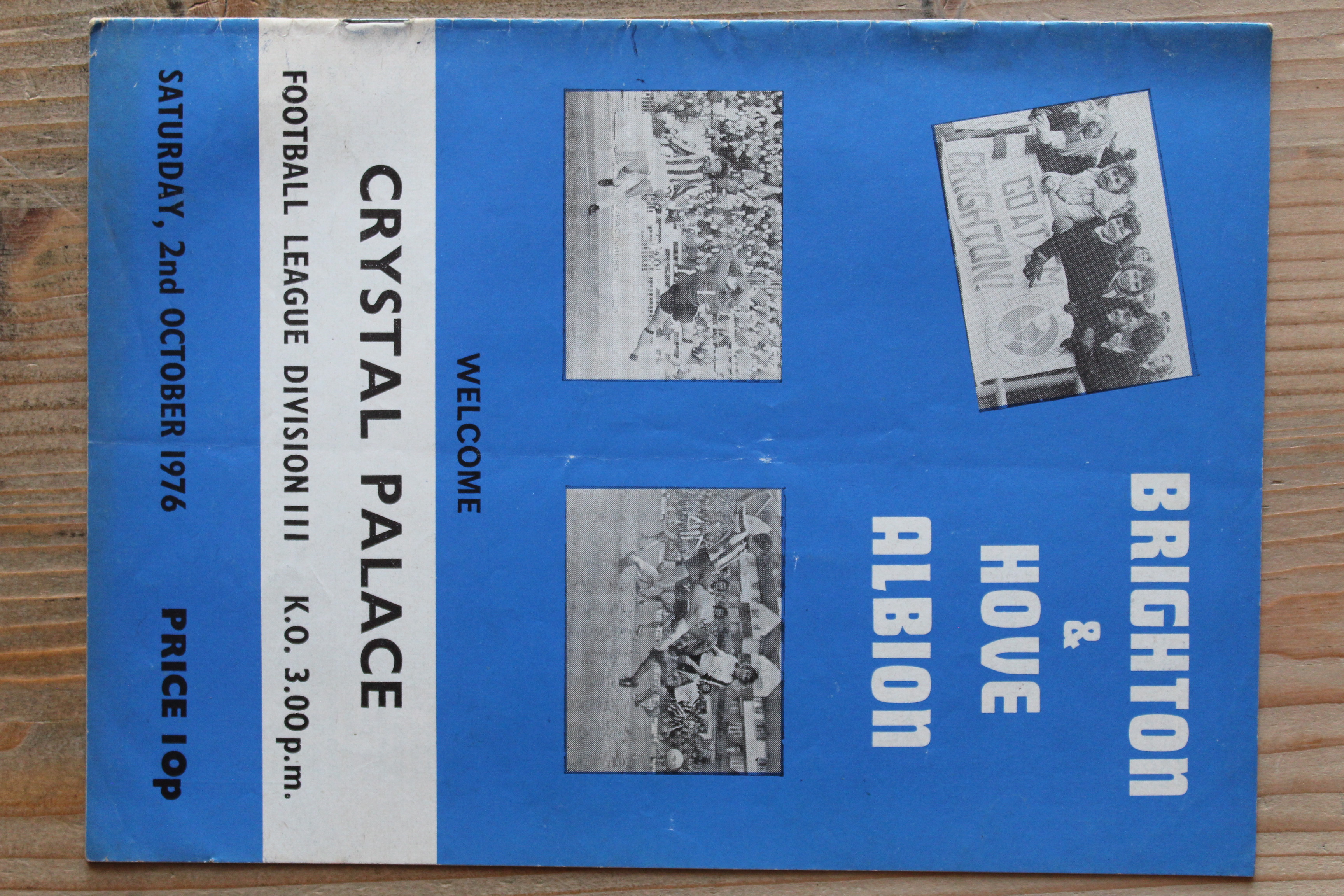 Brighton & Hove Albion FC v Crystal Palace FC