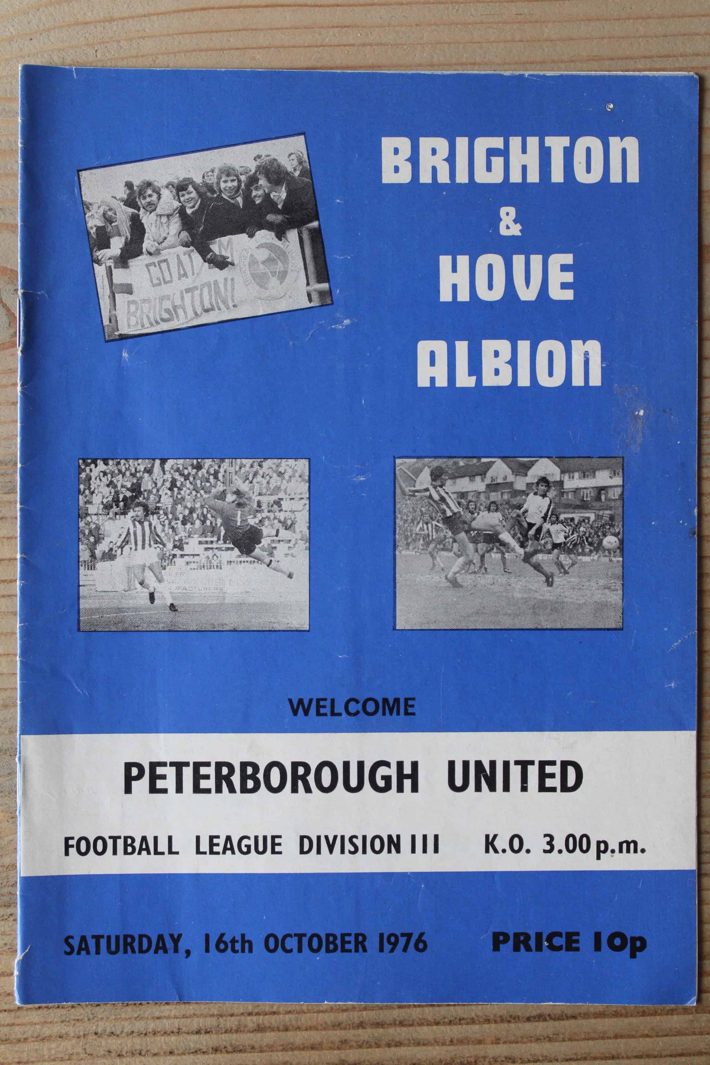 Brighton & Hove Albion FC v Peterborough United FC