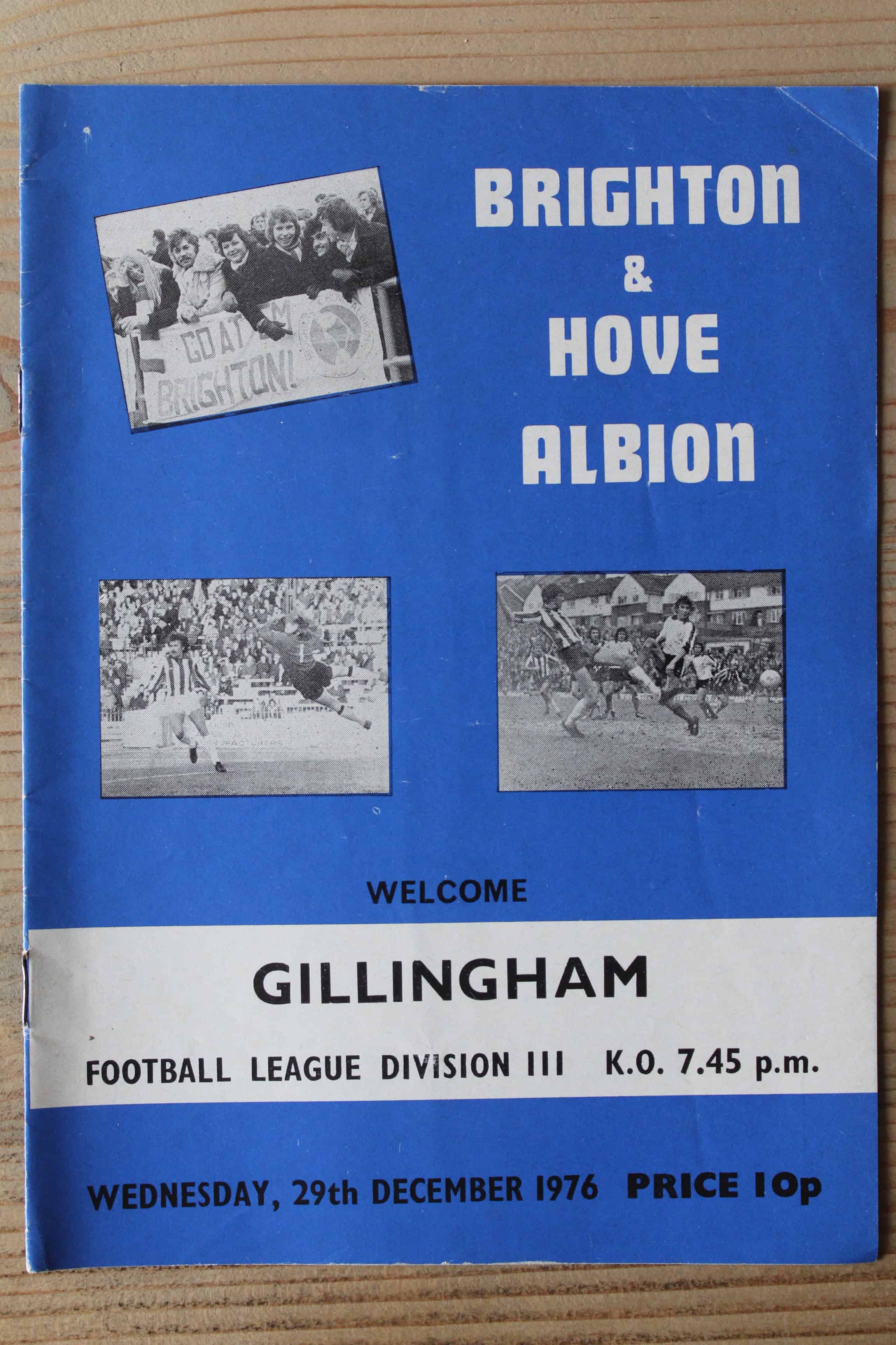 Brighton & Hove Albion FC v Gillingham FC