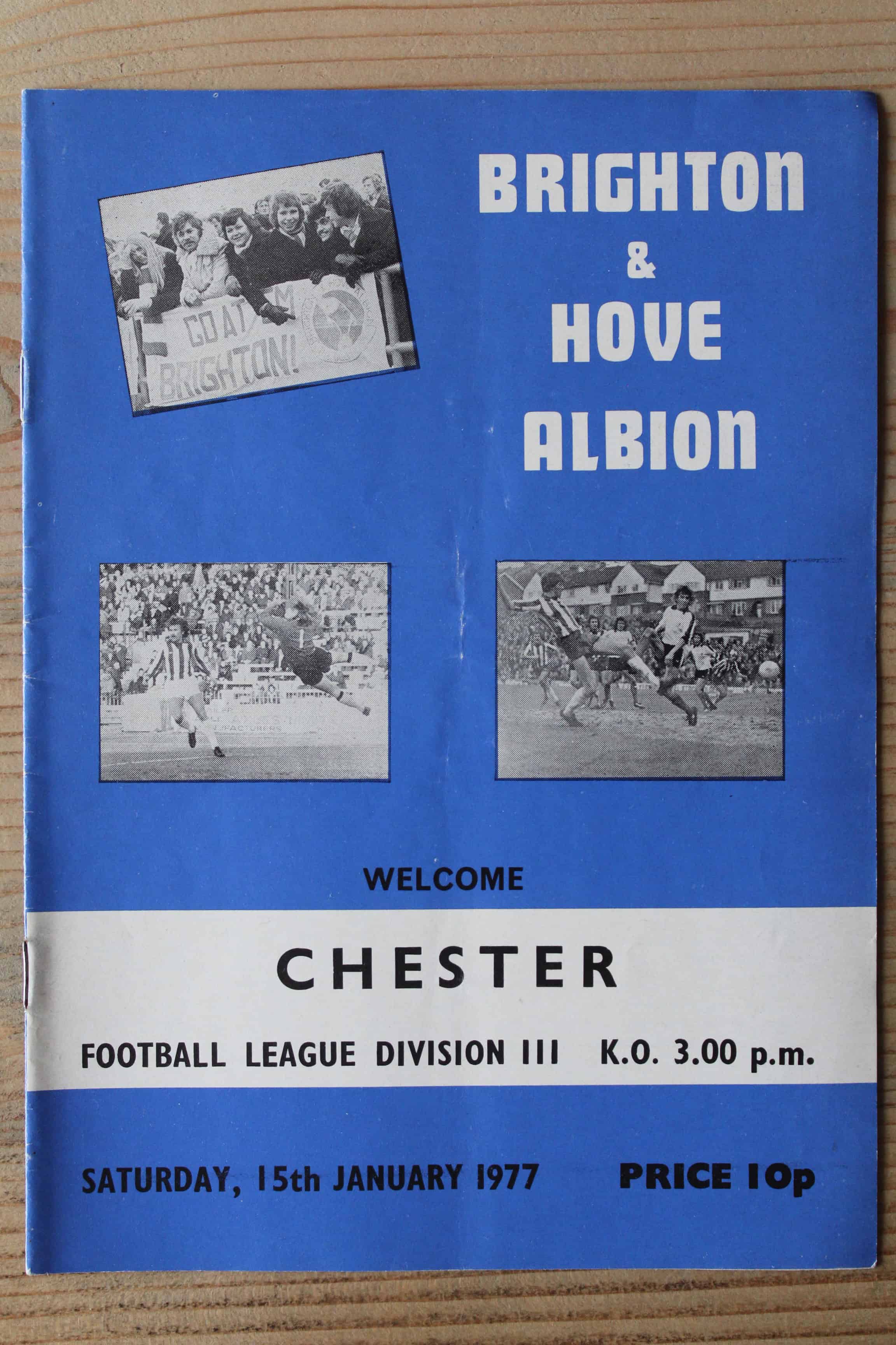 Brighton & Hove Albion FC v Chester City FC