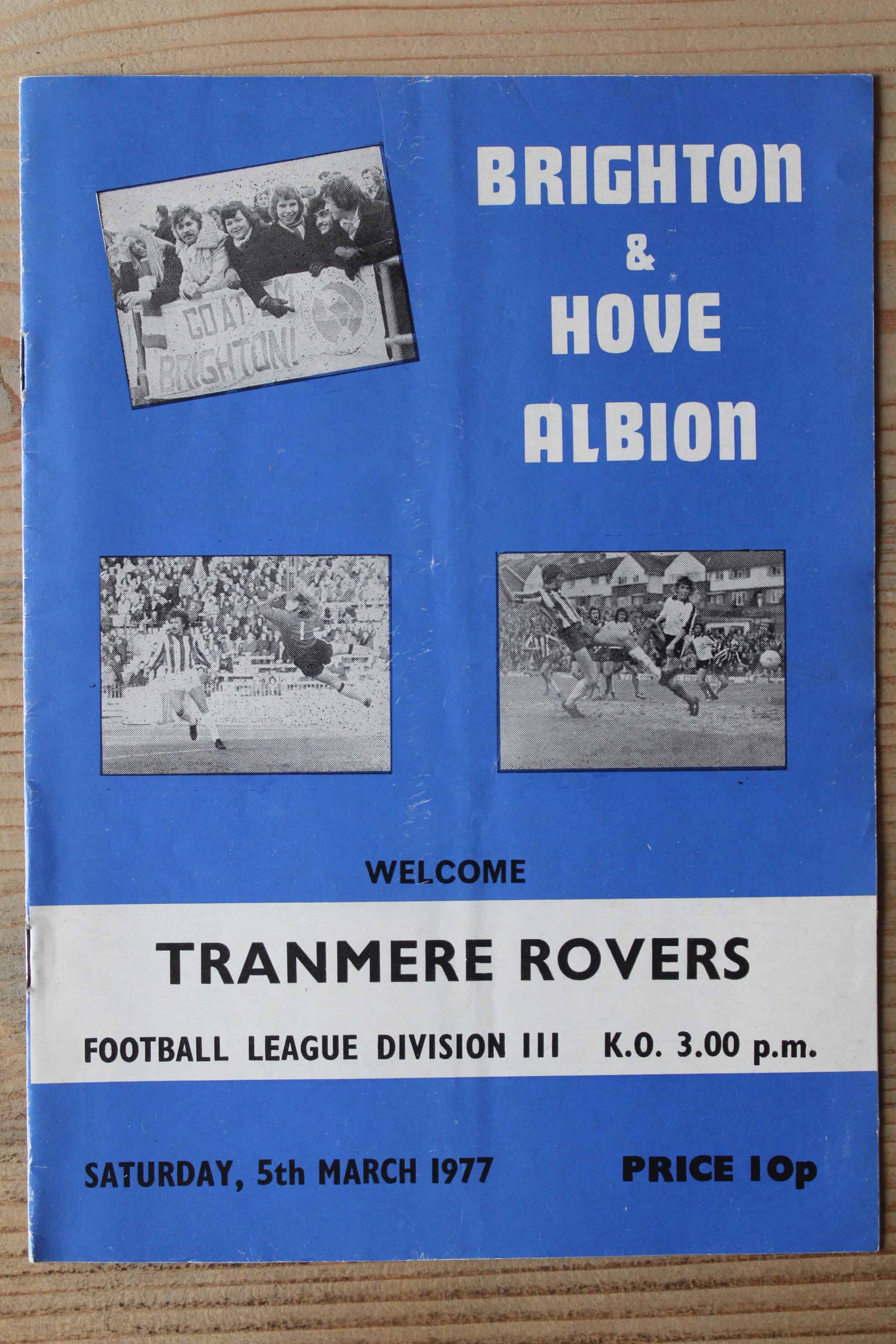 Brighton & Hove Albion FC v Tranmere Rovers FC